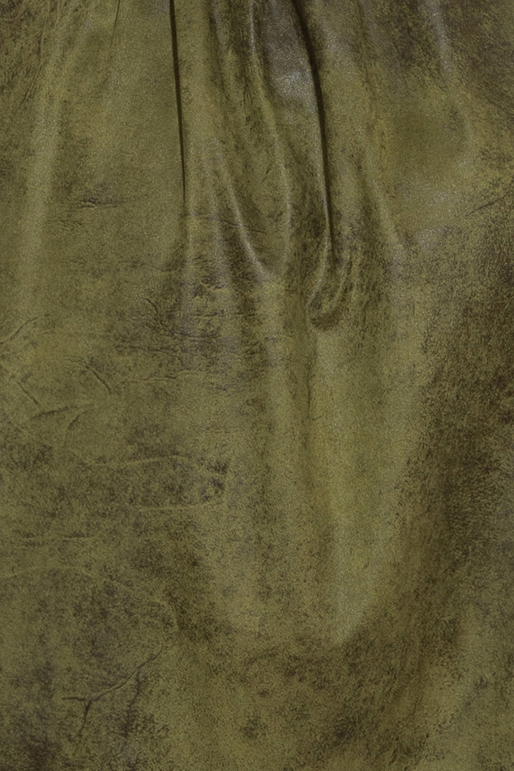 SUEDE-LOOK SHIRT DRESS IN OLIVE GREEN - ESSENTIALS