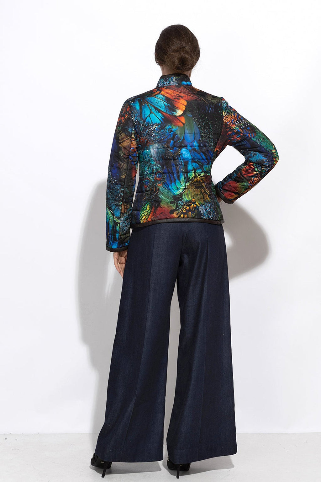 LIGHTLY COATED JACKET WITH QUILTED LINING - AMAZONIA JIORO ЛЕКО ПРОМАЗАНО ЯКЕ С ВАТА - AMAZONIA JIORO