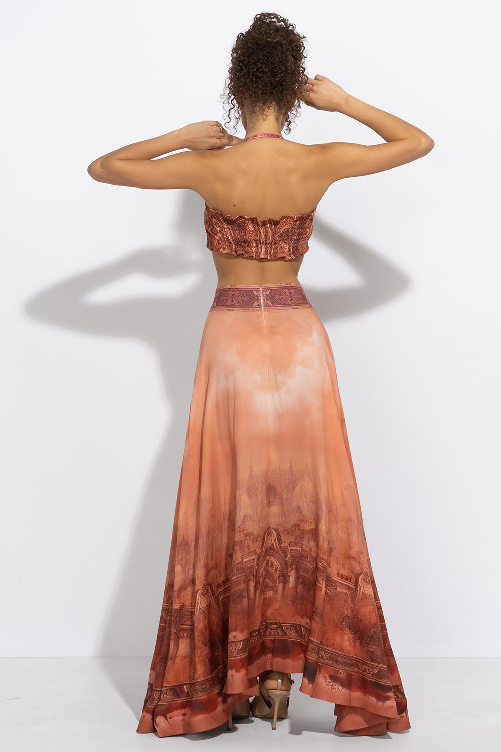 VISCOSE WRAP BUSTIER WITH FRONT TIES - ANCIENT TOWN JIORO БЮСТИЕ ОТ ВИСКОЗА С ВРЪЗКИ - ANCIENT TOWN JIORO