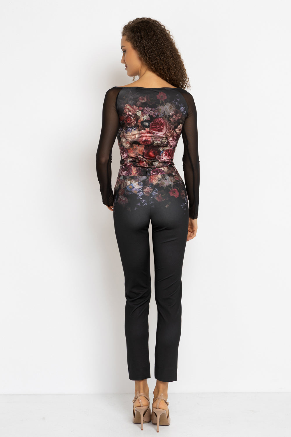 CLASSIC PANTS - VINTAGE FLOWERS JIORO  КЛАСИЧЕСКИ ПАНТАЛОН - VINTAGE FLOWERS JIORO