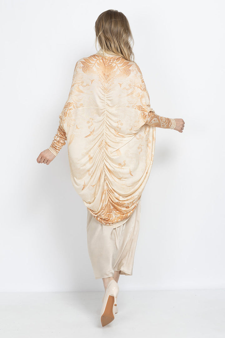 OVERSIZED MODAL CARDIGAN - SUNSET JIORO ОУВЪРСАЙЗ ЖИЛЕТКА ОТ МОДАЛ - SUNSET