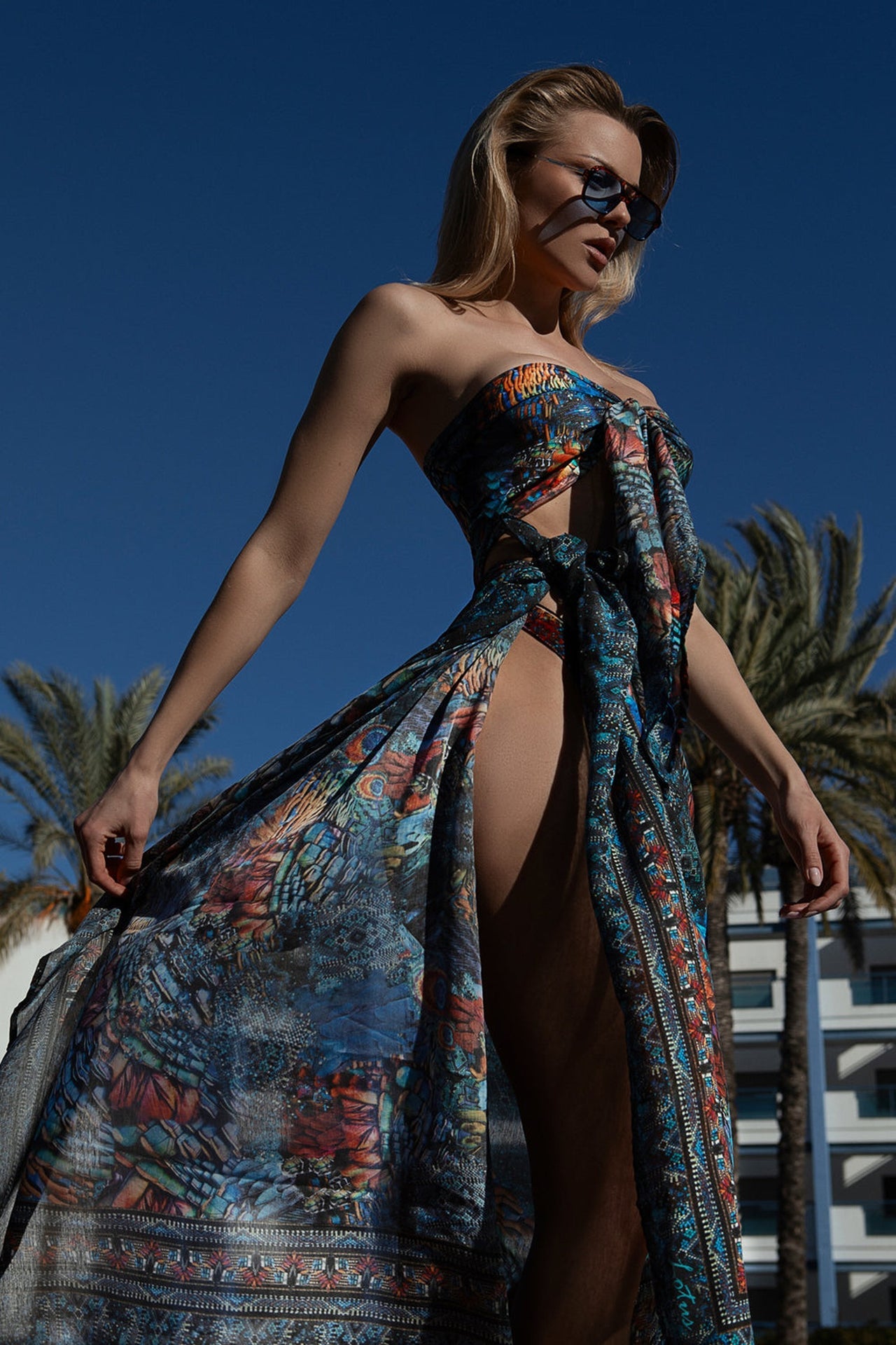 SET OF PAREO AND SMALL SCARF – AMAZONIA