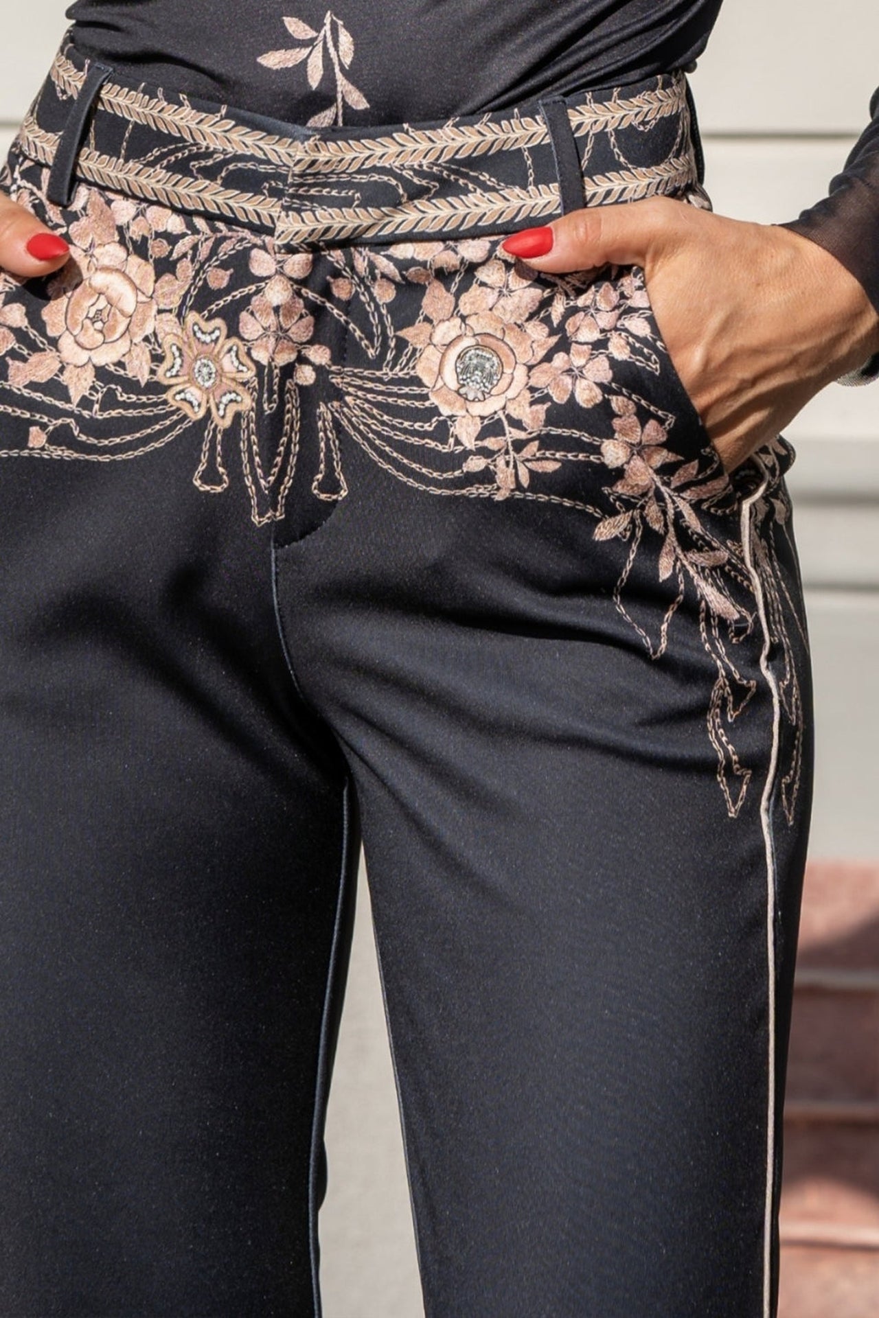 CLASSIC PANTS - GOLDEN ROSES JIORO КЛАСИЧЕСКИ ПАНТАЛОН - GOLDEN ROSES JIORO