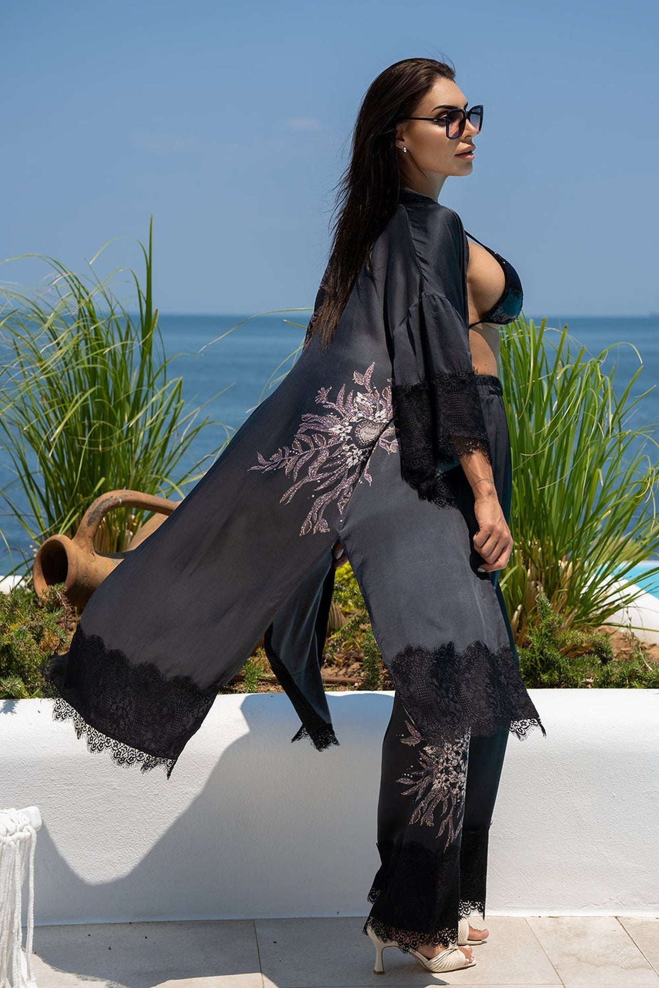 VISCOSE KIMONO - STAR DUST - Fashion Roots