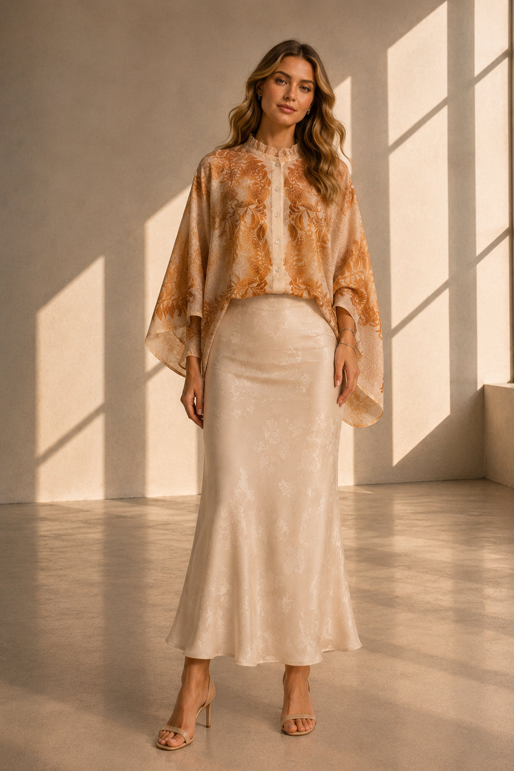 BOXY TUNIC - SUNSET JIORO ТУНИКА СЪС СВОБОДЕН СИЛУЕТ - SUNSET JIORO