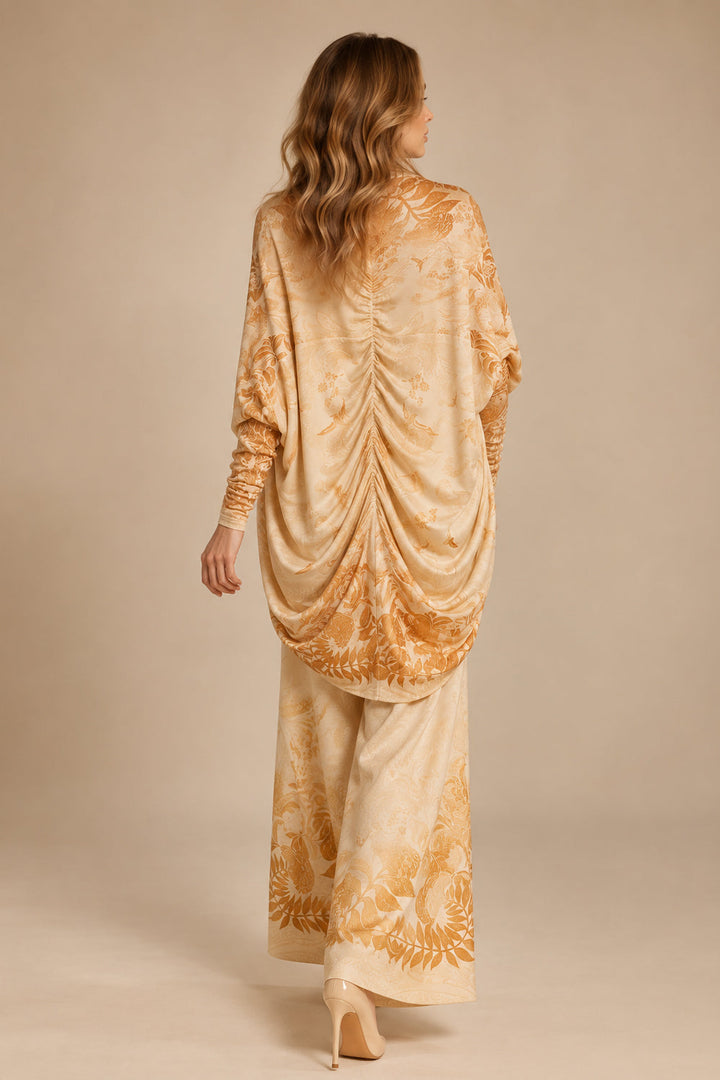 OVERSIZED MODAL CARDIGAN - SUNSET JIORO ОУВЪРСАЙЗ ЖИЛЕТКА ОТ МОДАЛ - SUNSET