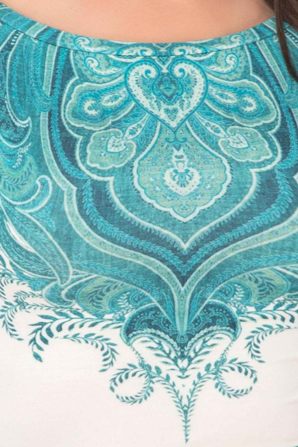 VISCOSE T-SHIRT - BUTTER LEAVES