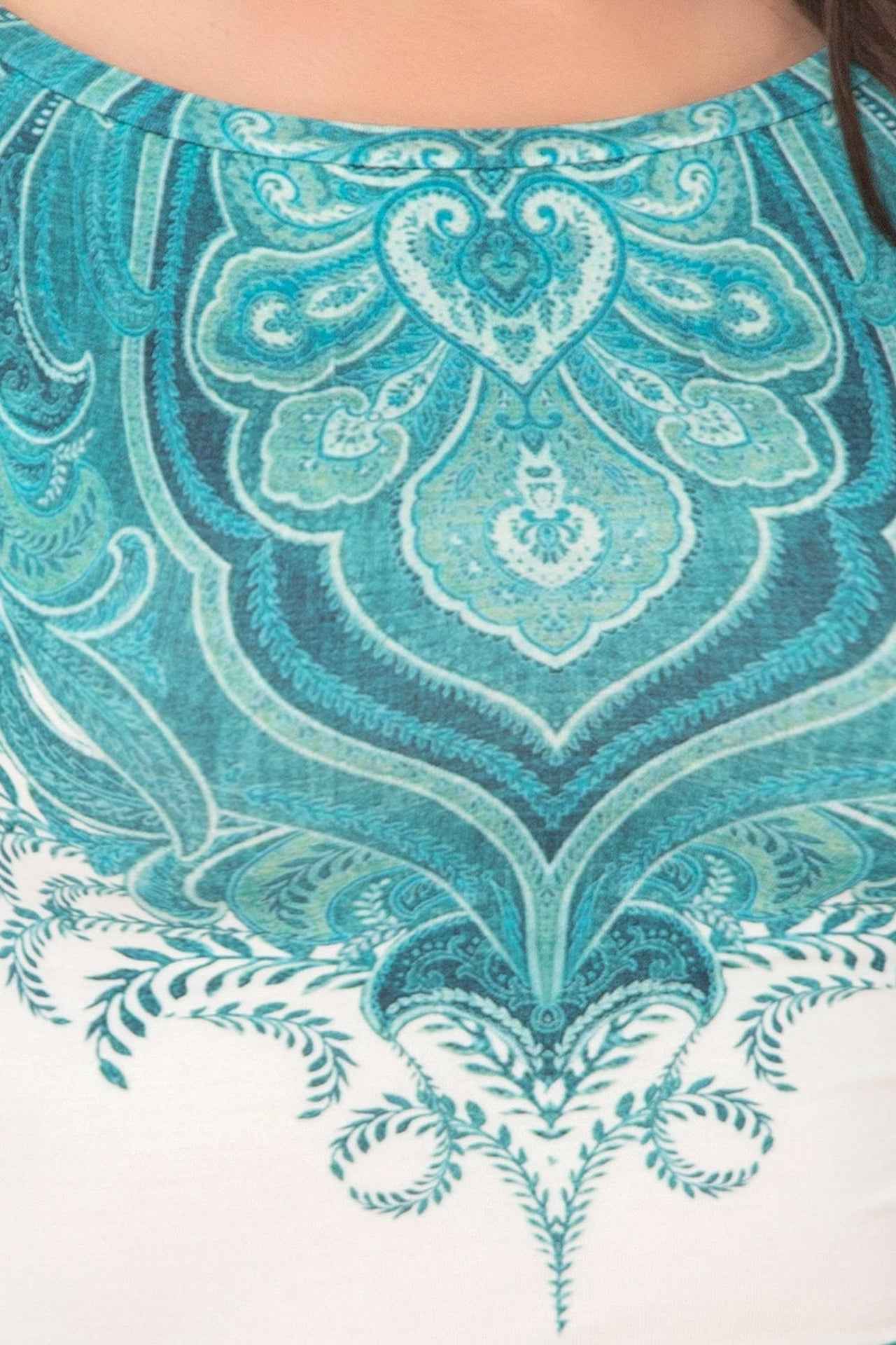 VISCOSE T-SHIRT - BUTTER LEAVES