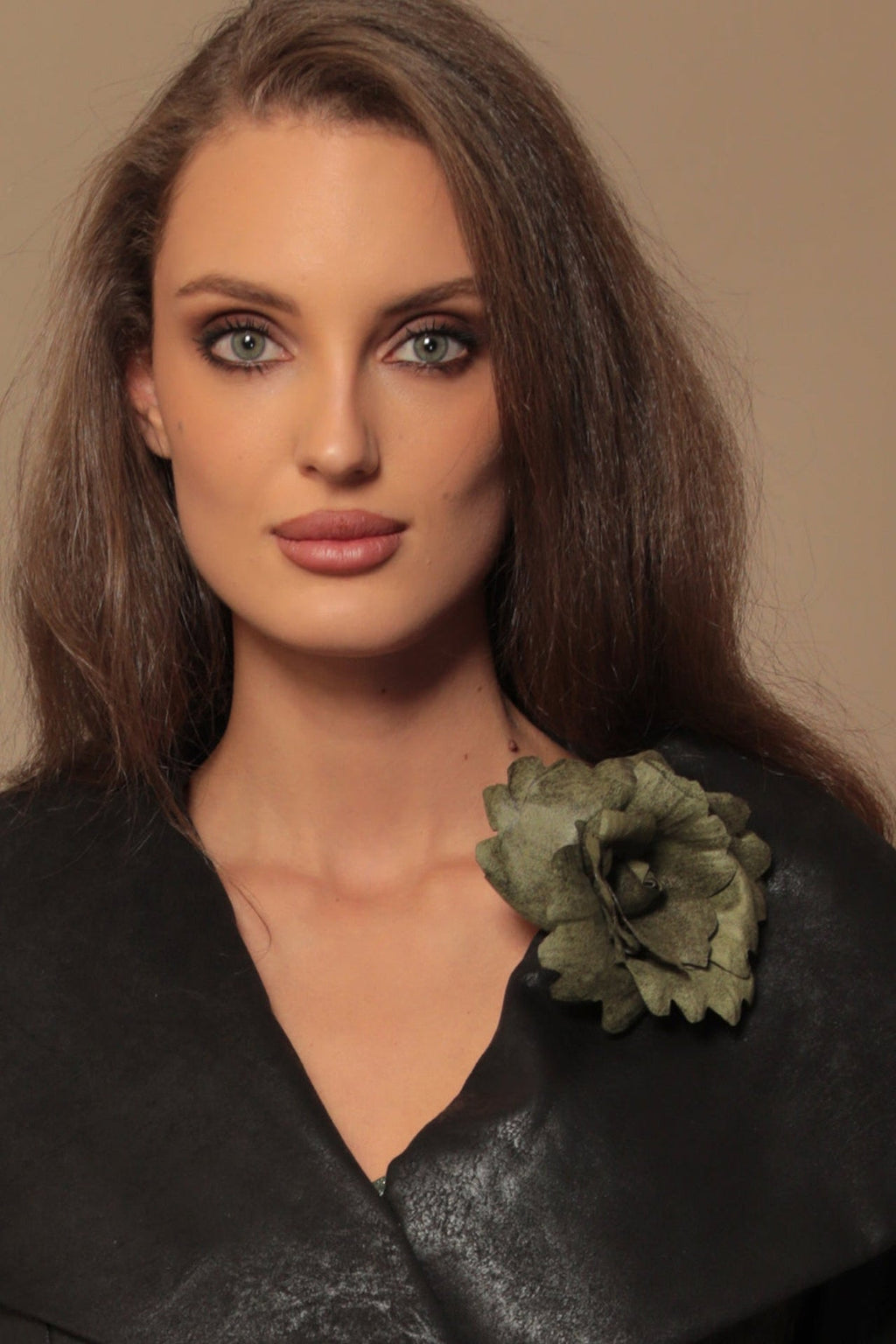 BLAZER ASPECT DAIM À FERMETURE ASYMÉTRIQUE NOIR - ESSENTIALS