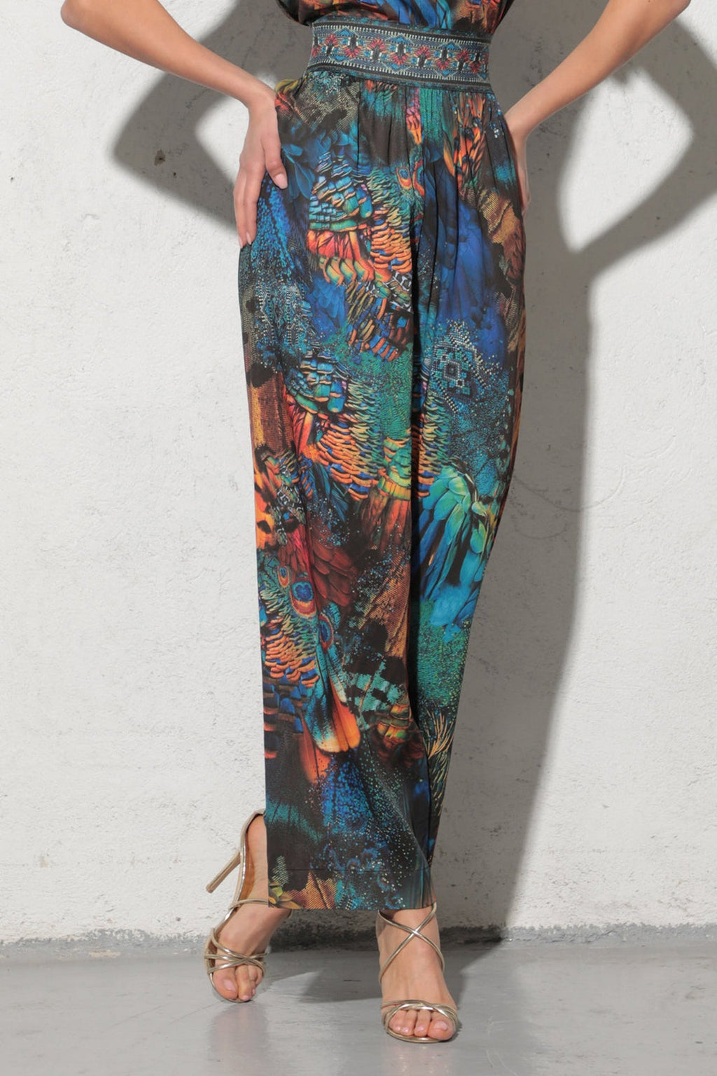 LOOSE VISCOSE PANTS - AMAZONIA