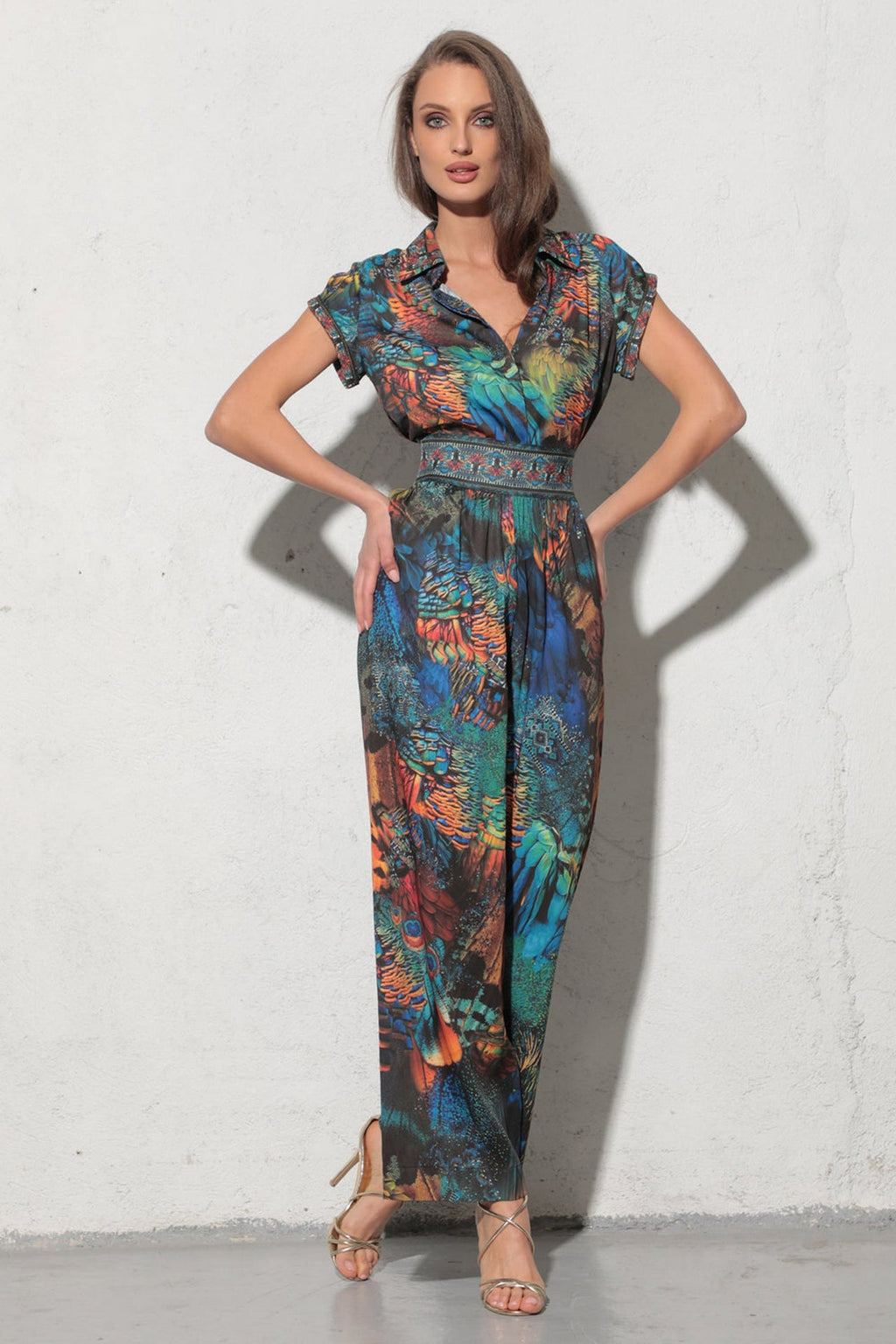 VISCOSE RAGLAN SLEEVE SHIRT - AMAZONIA