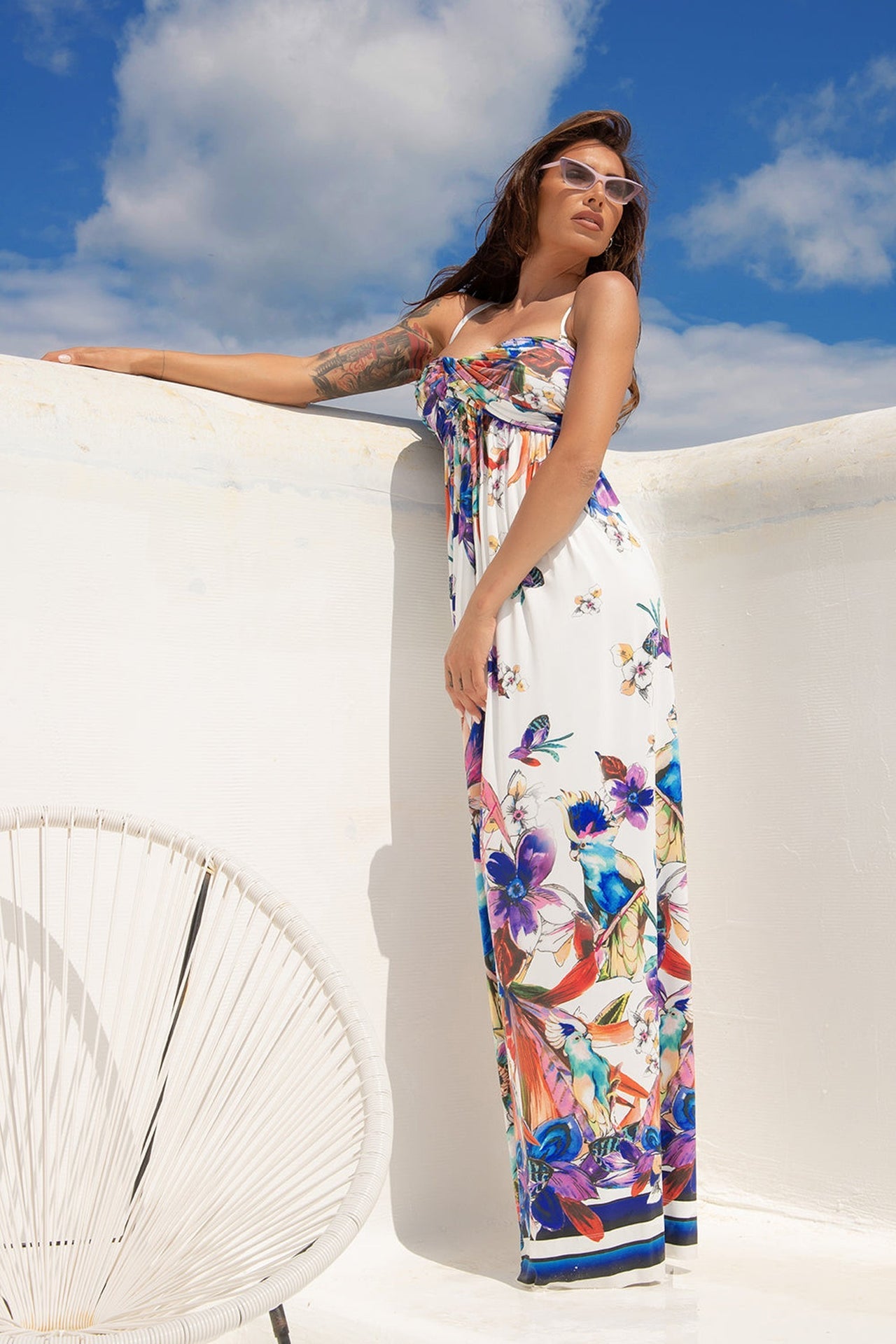 LONG DRESS - TROPIC