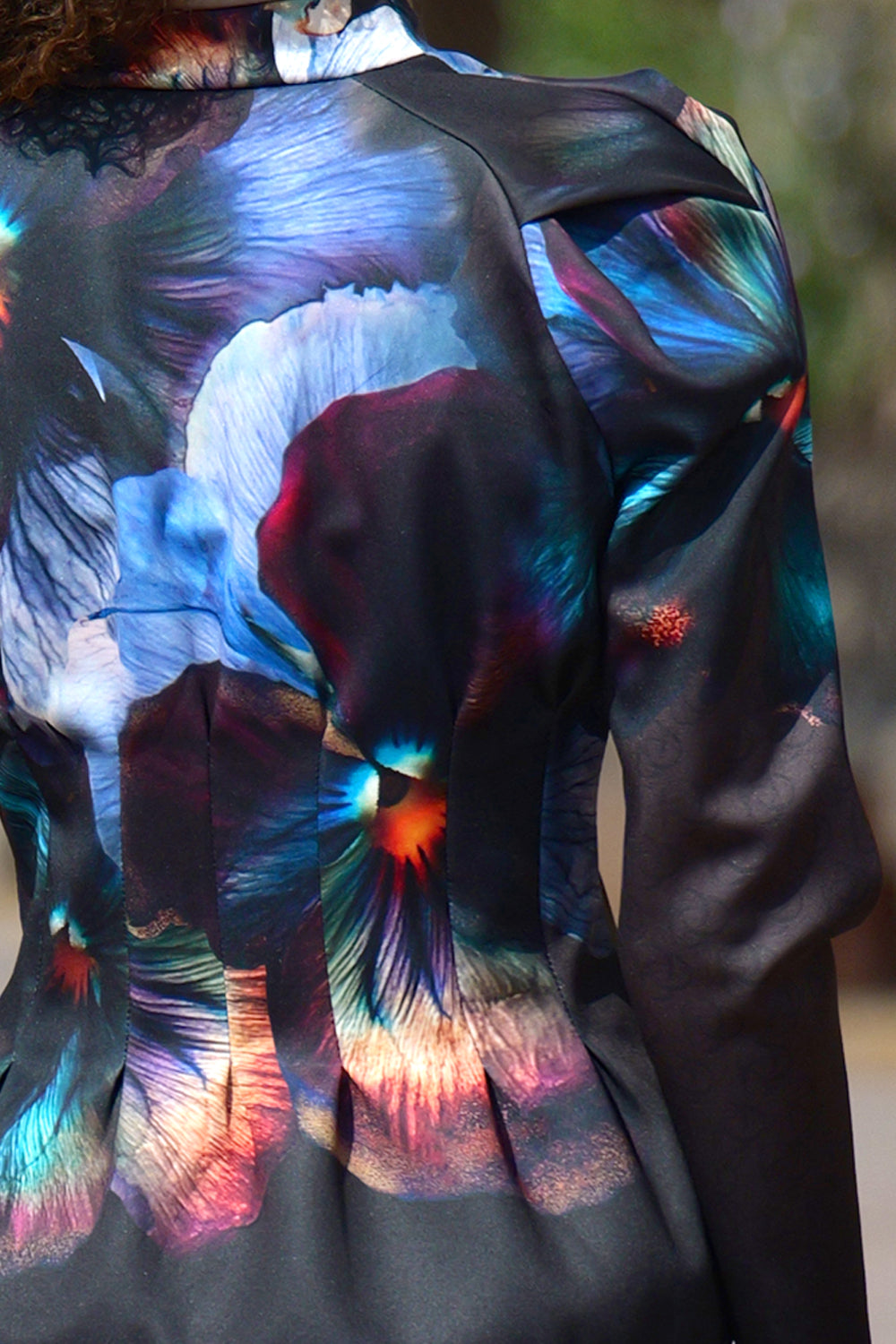 FITTED SCUBA NEOPREN BLAZER - VIOLET