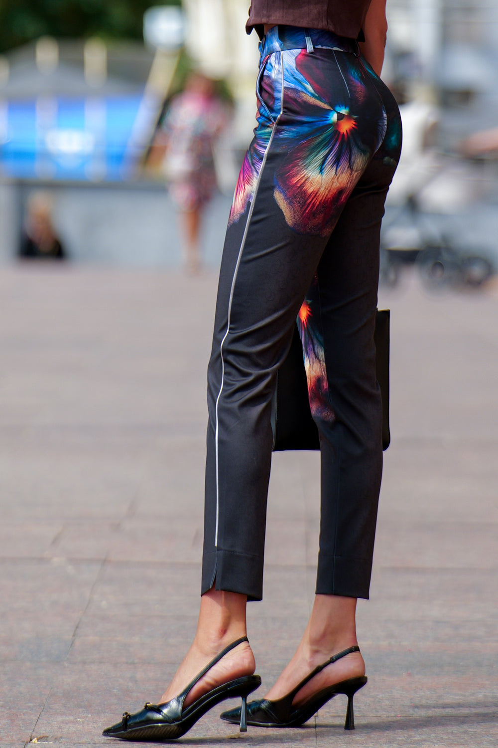 CLASSIC VISCOSE PANTS - VIOLET