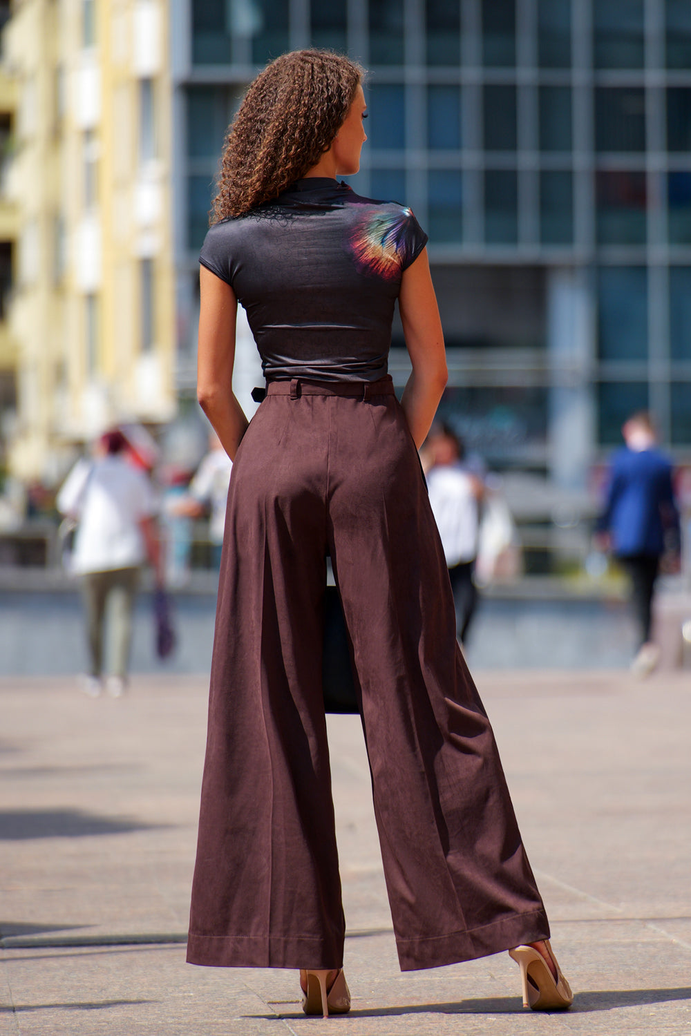 BASIC KNIT BLOUSE - VIOLET