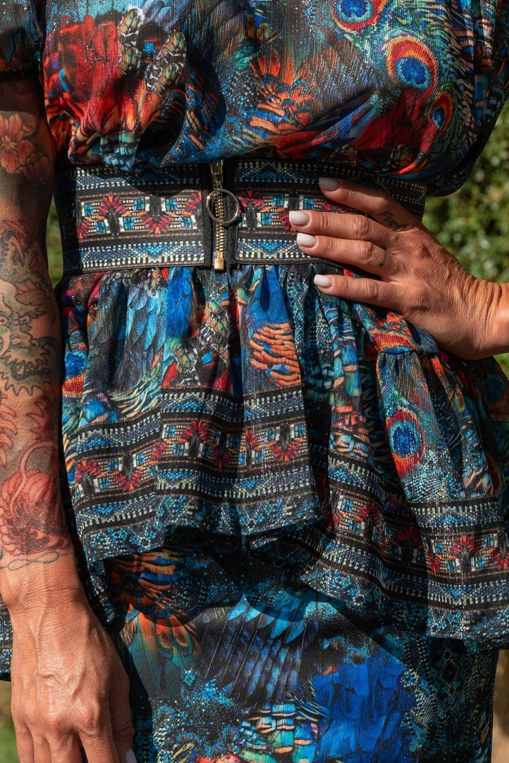 LOOSE CHIFFON SHIRT - AMAZONIA