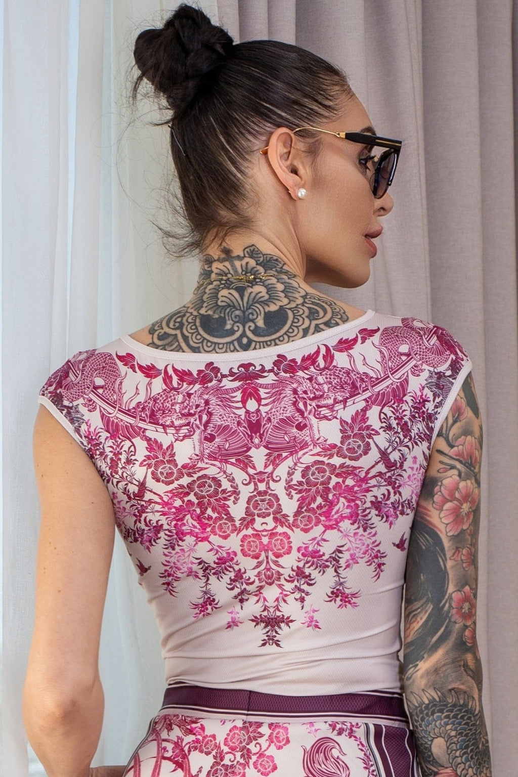 BASIC T-SHIRT - ASIA BORDEAUX JIORO БЕЙСИК ТИШЪРТ - ASIA BORDEAUX JIORO