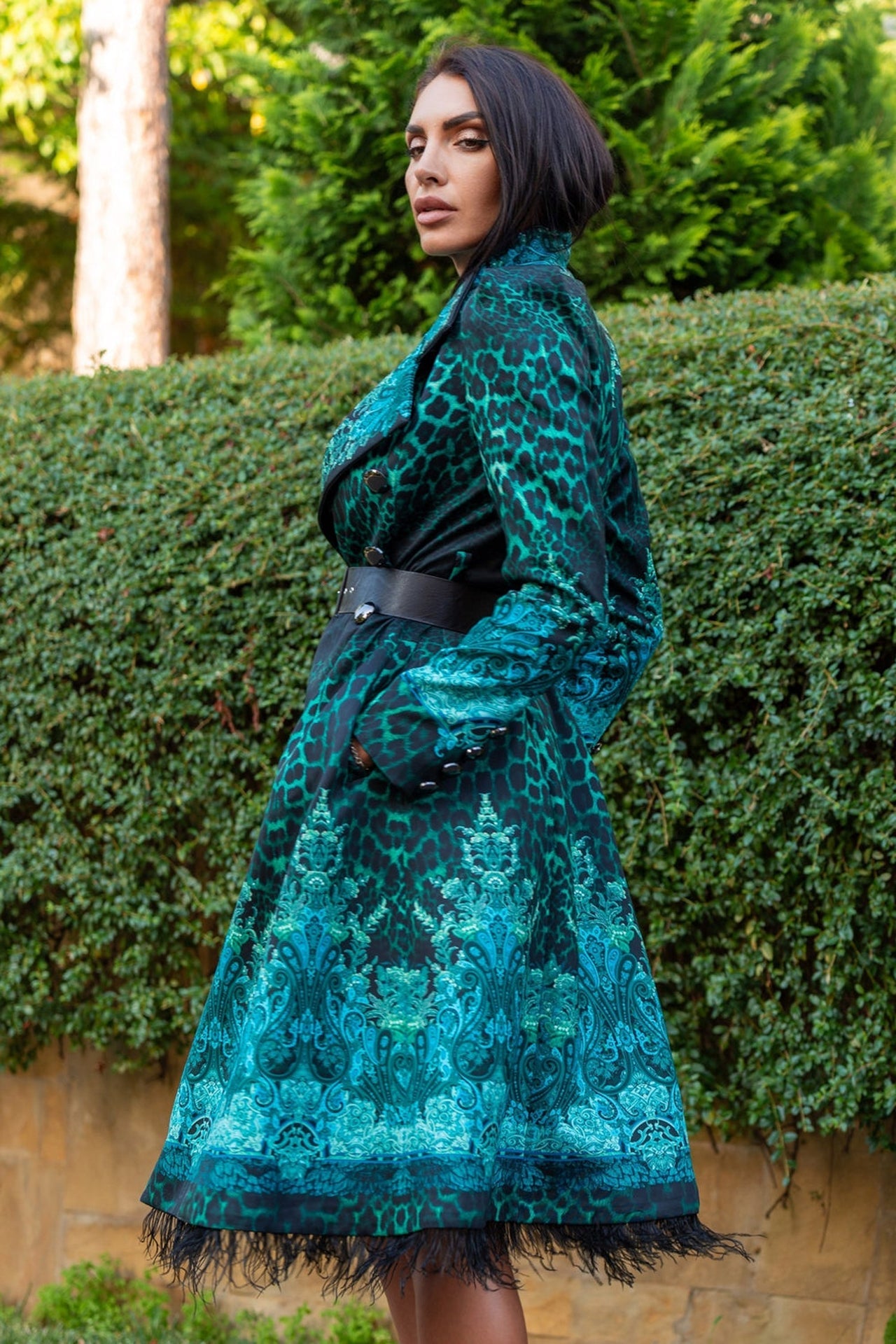 COAT - LEO NEON GREEN JIORO МАНТО - LEO NEON GREEN JIORO