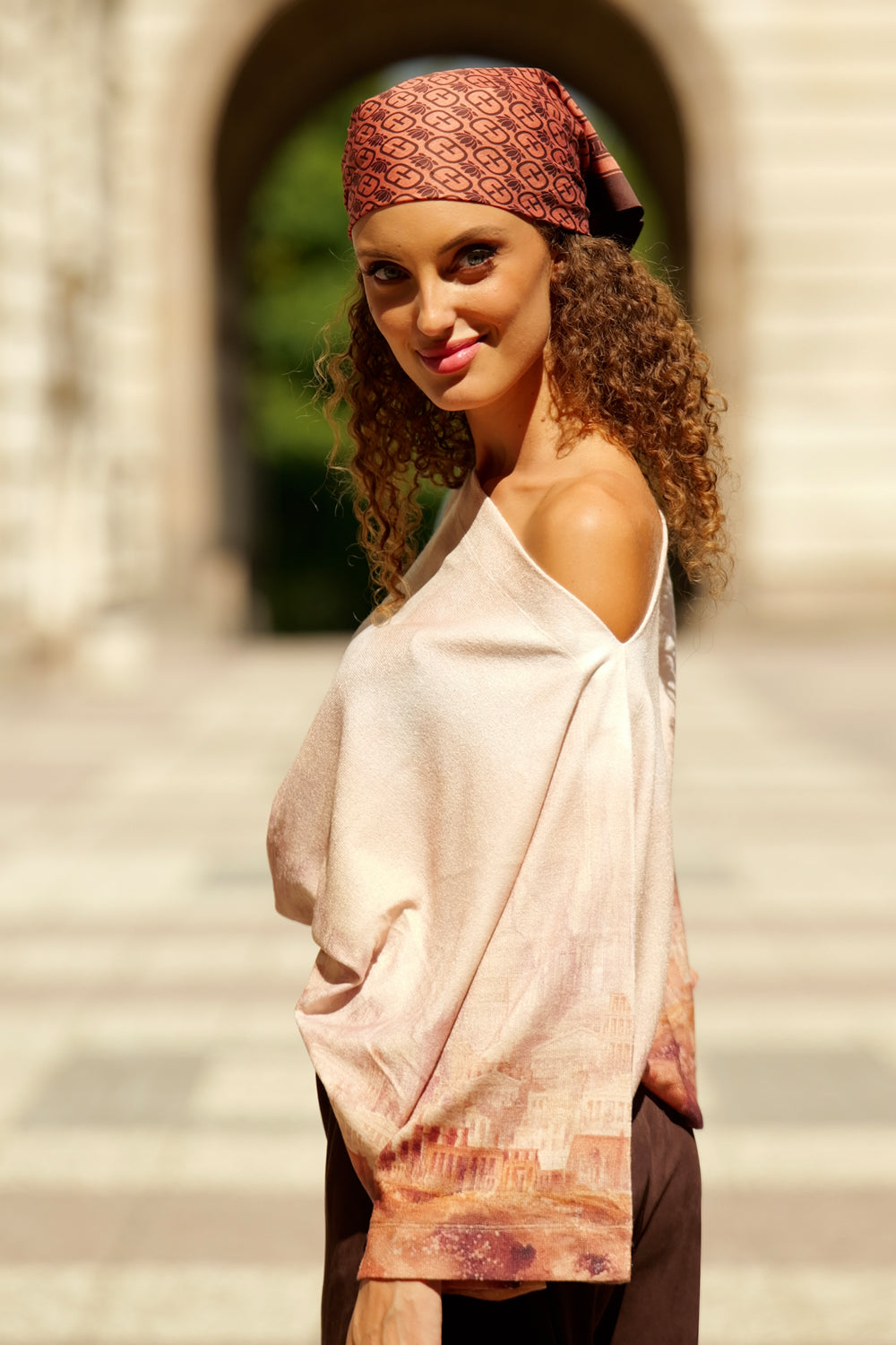 TUNIQUE AMPLE À MANCHES CHAUVE-SOURIS - ANCIENT TOWN