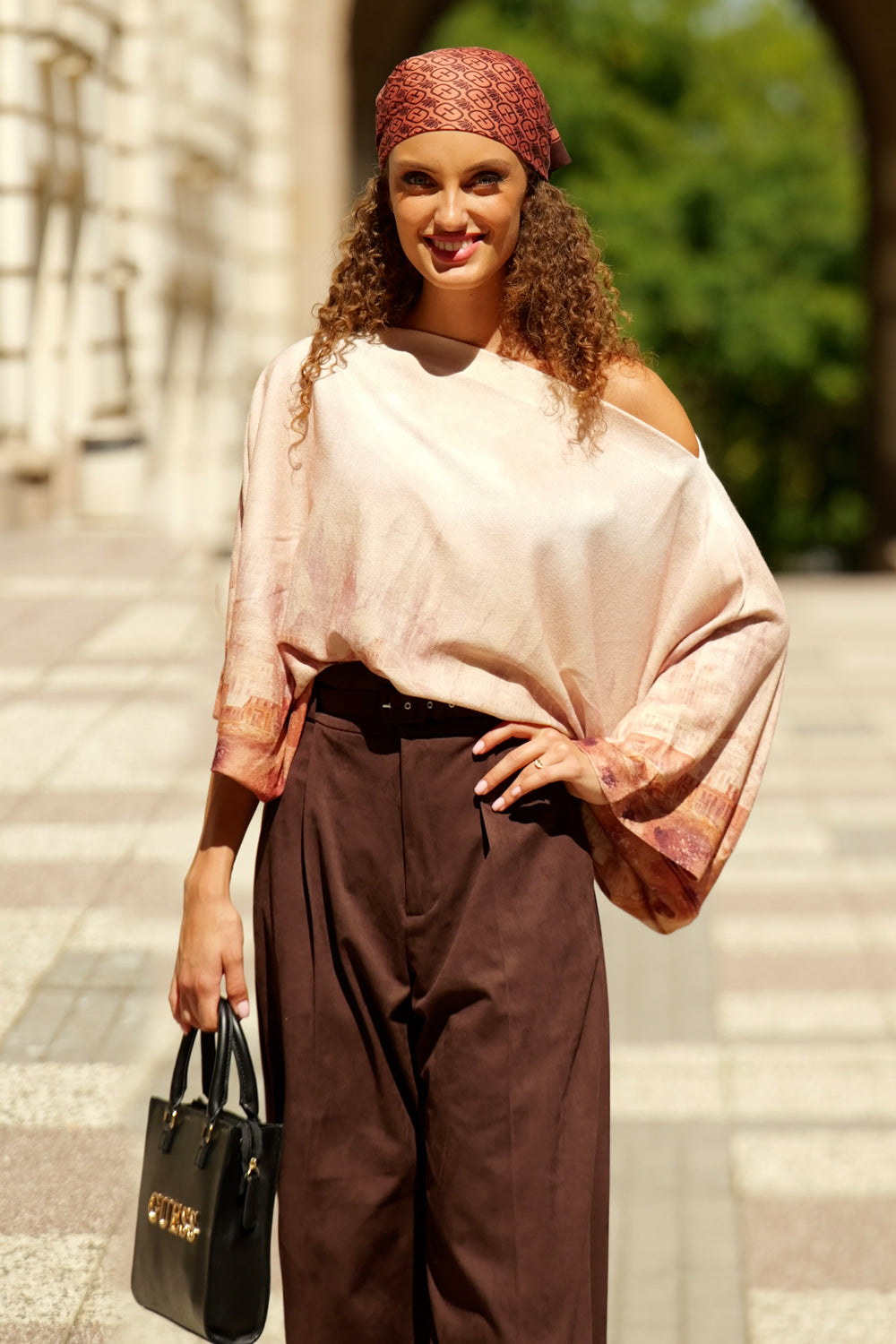 TUNIQUE AMPLE À MANCHES CHAUVE-SOURIS - ANCIENT TOWN