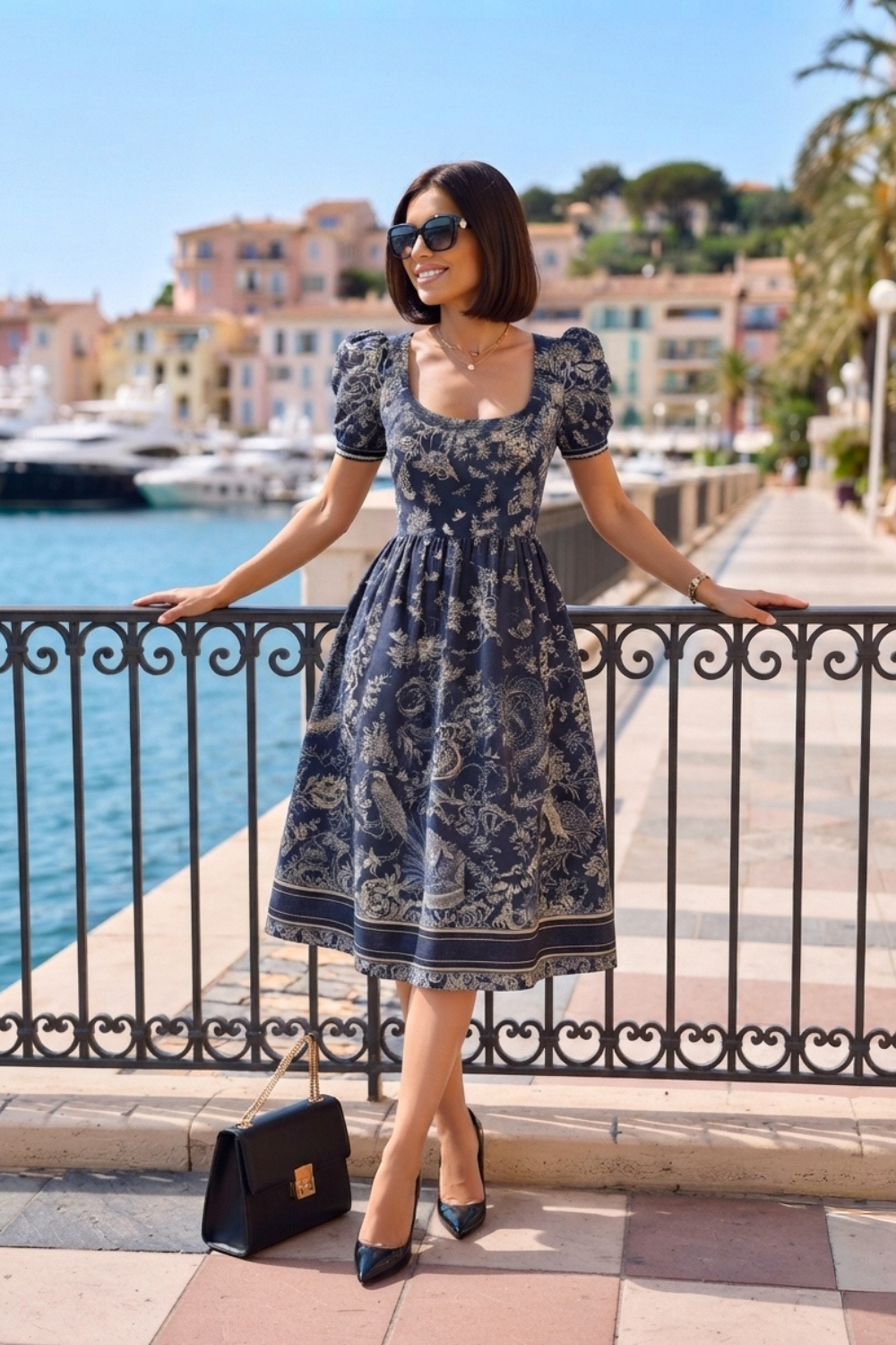 ROMANTIC DRESS - ASIA INDIGO