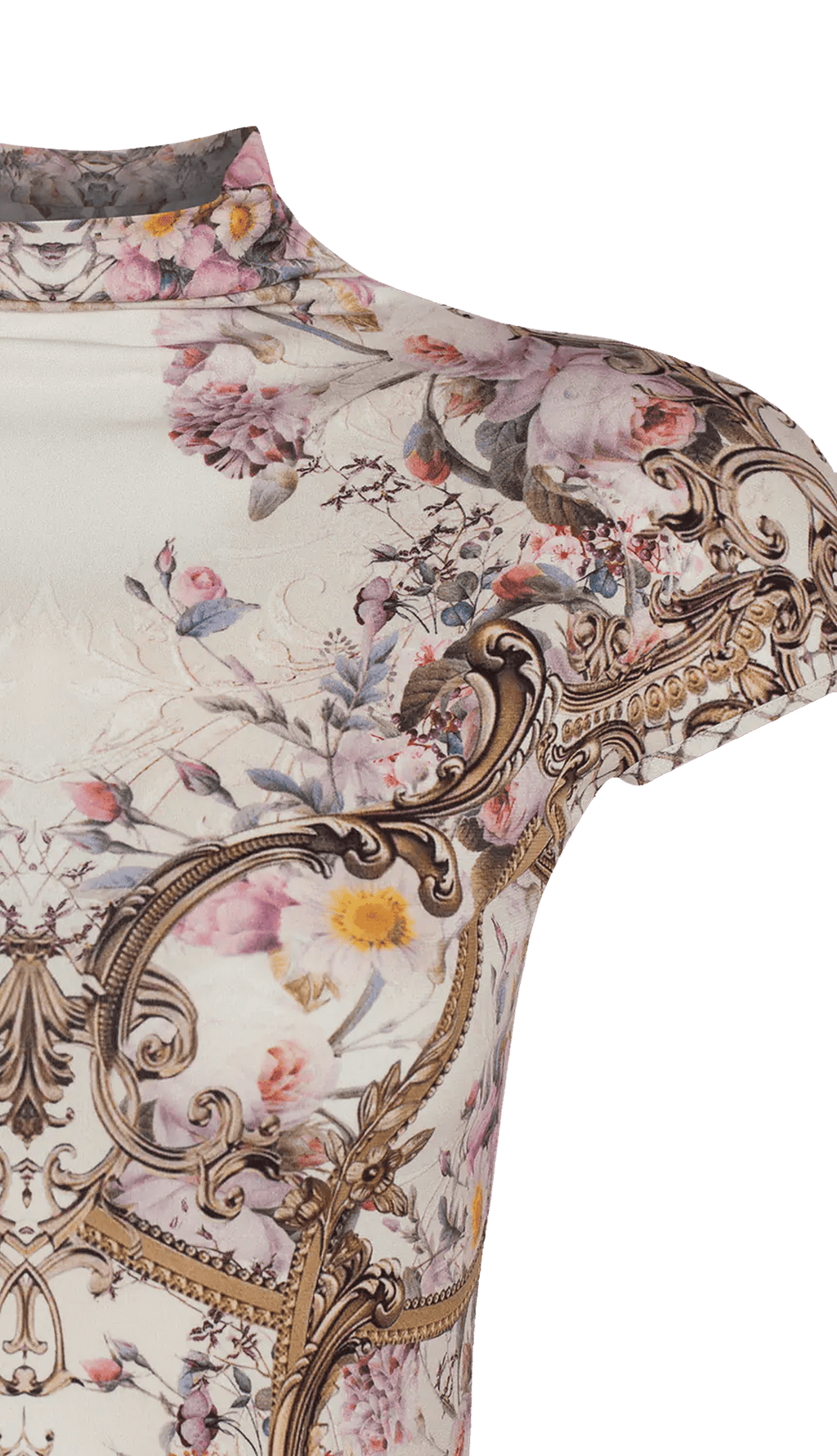 BASIC BLOUSE - BAROQUE FLOWERS JIORO БЕЙСИК ТОП - BAROQUE FLOWERS JIORO