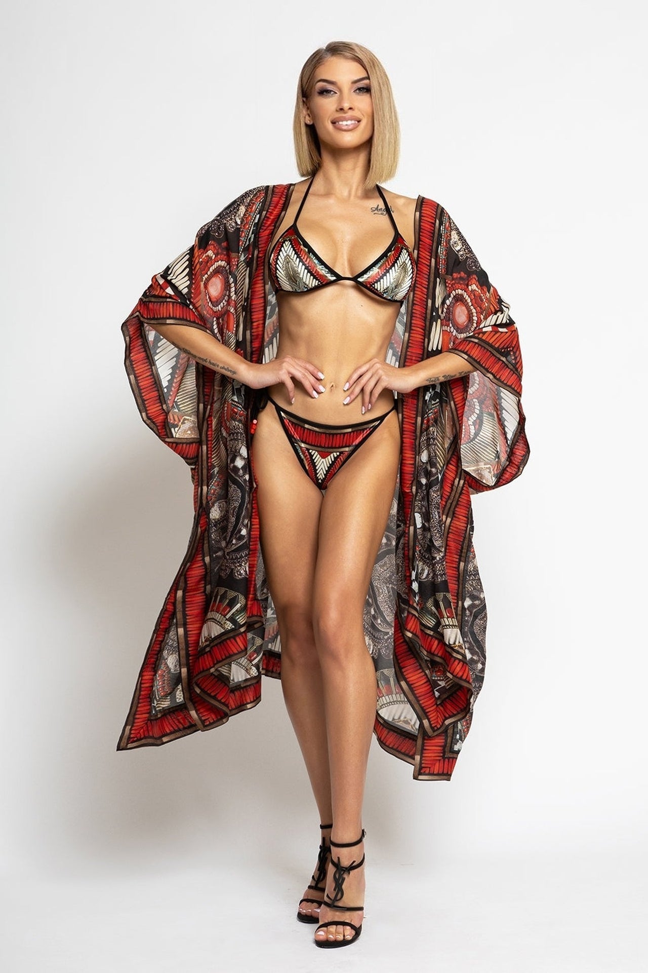 VELVET TRIANGLE TOP - ETHNO JIORO ГОРНИЩЕ ТИП ТРИЪГЪЛНИК ОТ КАДИФЕ - ETHNO JIORO