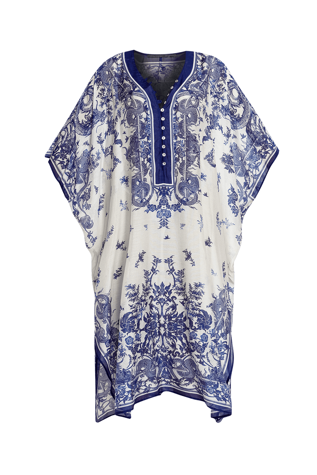 CHIFFON CAFTAN DRESS - ASIA SKY