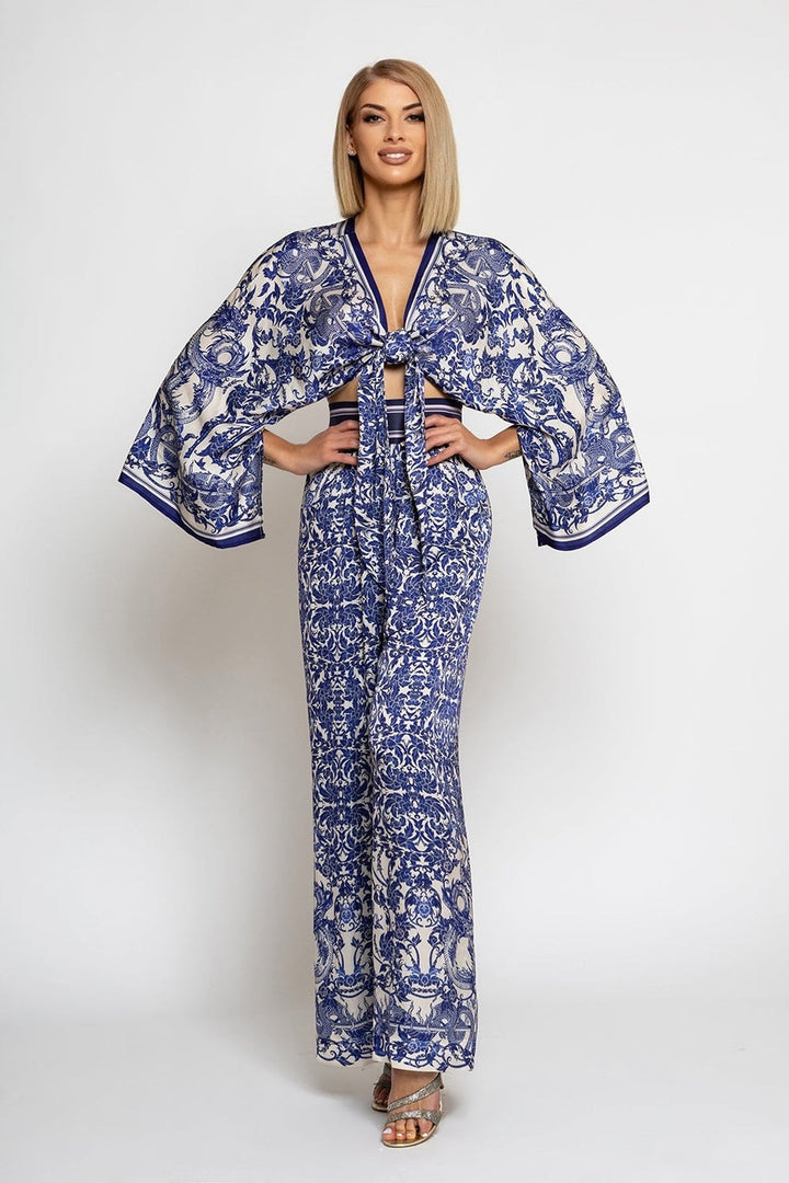 VISKÓZOVÉ SKRÁTENÉ KIMONO - ASIA SKY