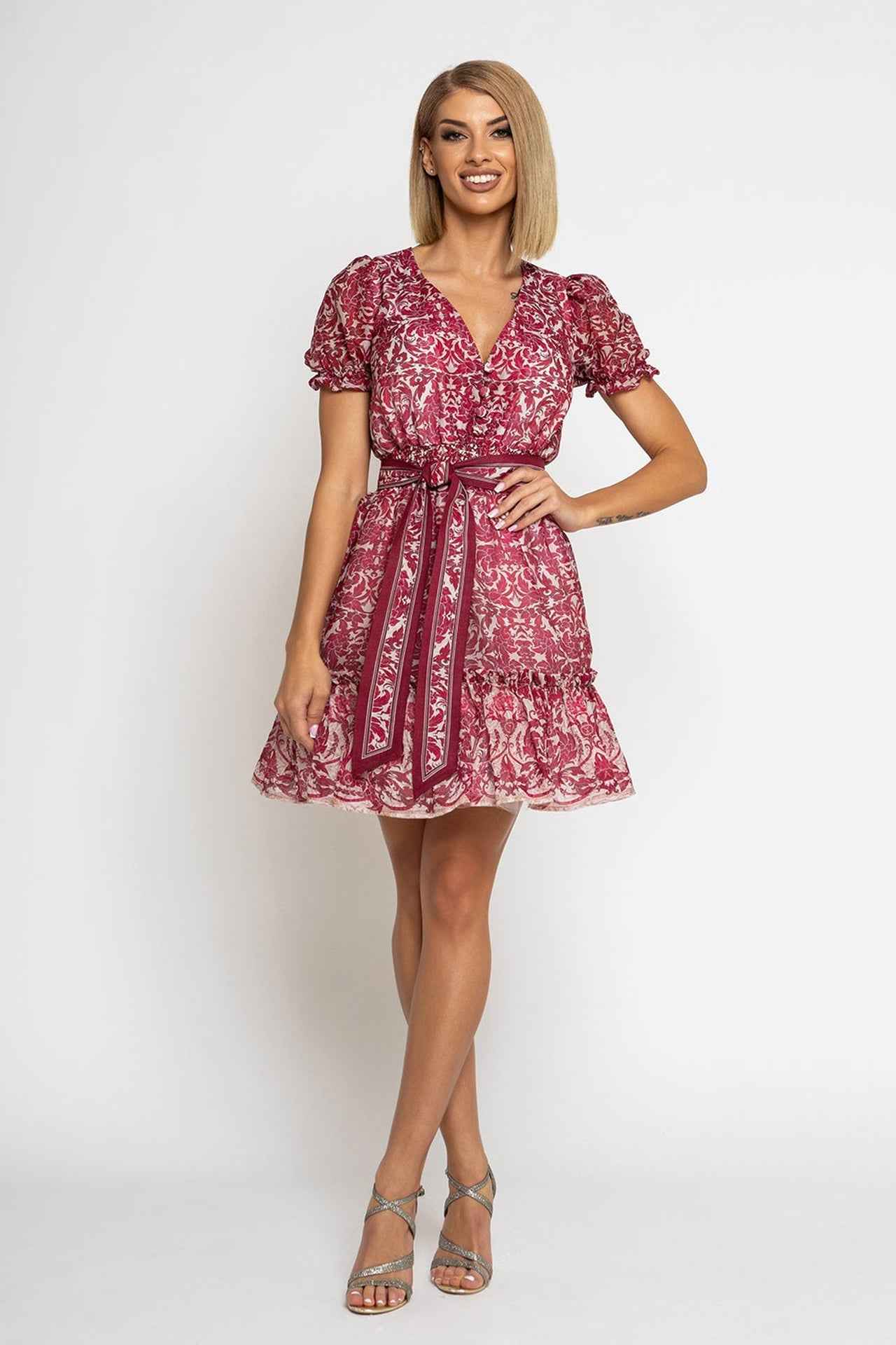 РАЗКРОЕНА РОКЛЯ ОТ ПАМУК КОПРИНА - ASIA BORDEAUX