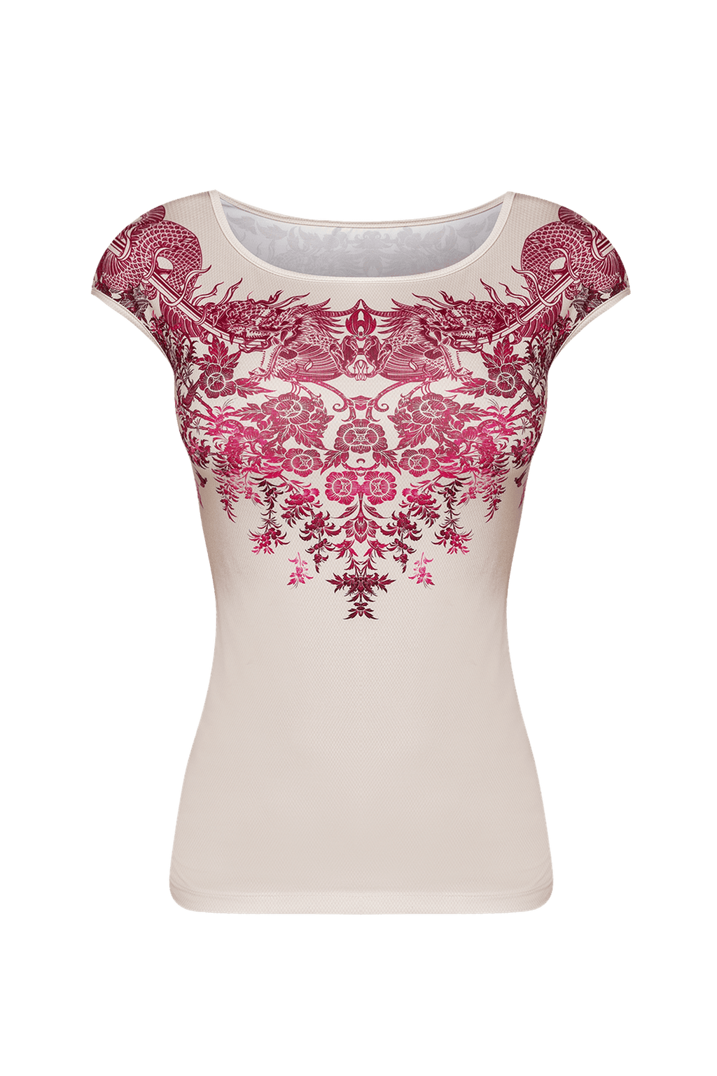 BASIC T-SHIRT - ASIA BORDEAUX JIORO БЕЙСИК ТИШЪРТ - ASIA BORDEAUX JIORO