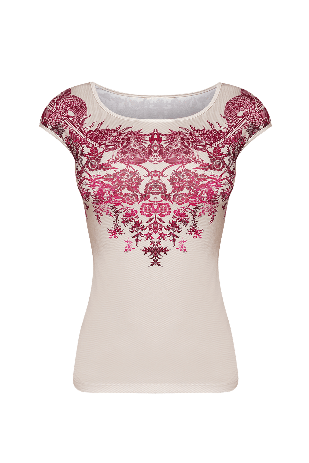 BASIC T-SHIRT - ASIA BORDEAUX JIORO БЕЙСИК ТИШЪРТ - ASIA BORDEAUX JIORO