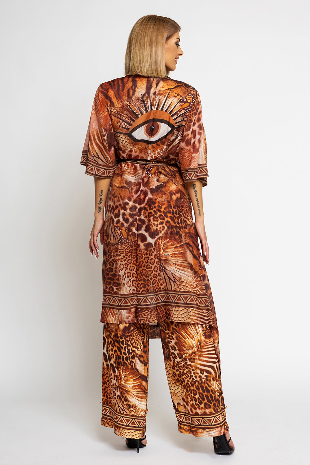 KIMONO EN SOIE ET COTON - LEO SAND