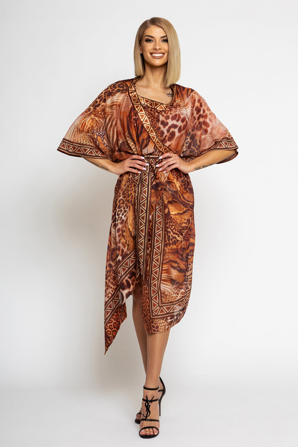 SILK COTTON KIMONO - LEO SAND JIORO КИМОНО ОТ КОПРИНА И ПАМУК - LEO SAND JIORO