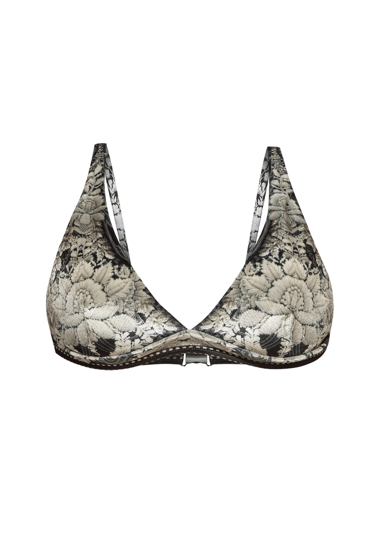 TRIANGLE VELVET BIKINI TOP – FROZEN LOTUS JIORO ГОРНИЩЕ ТИП ТРИЪГЪЛНИК ОТ КАДИФЕ - FROZEN LOTUS JIORO