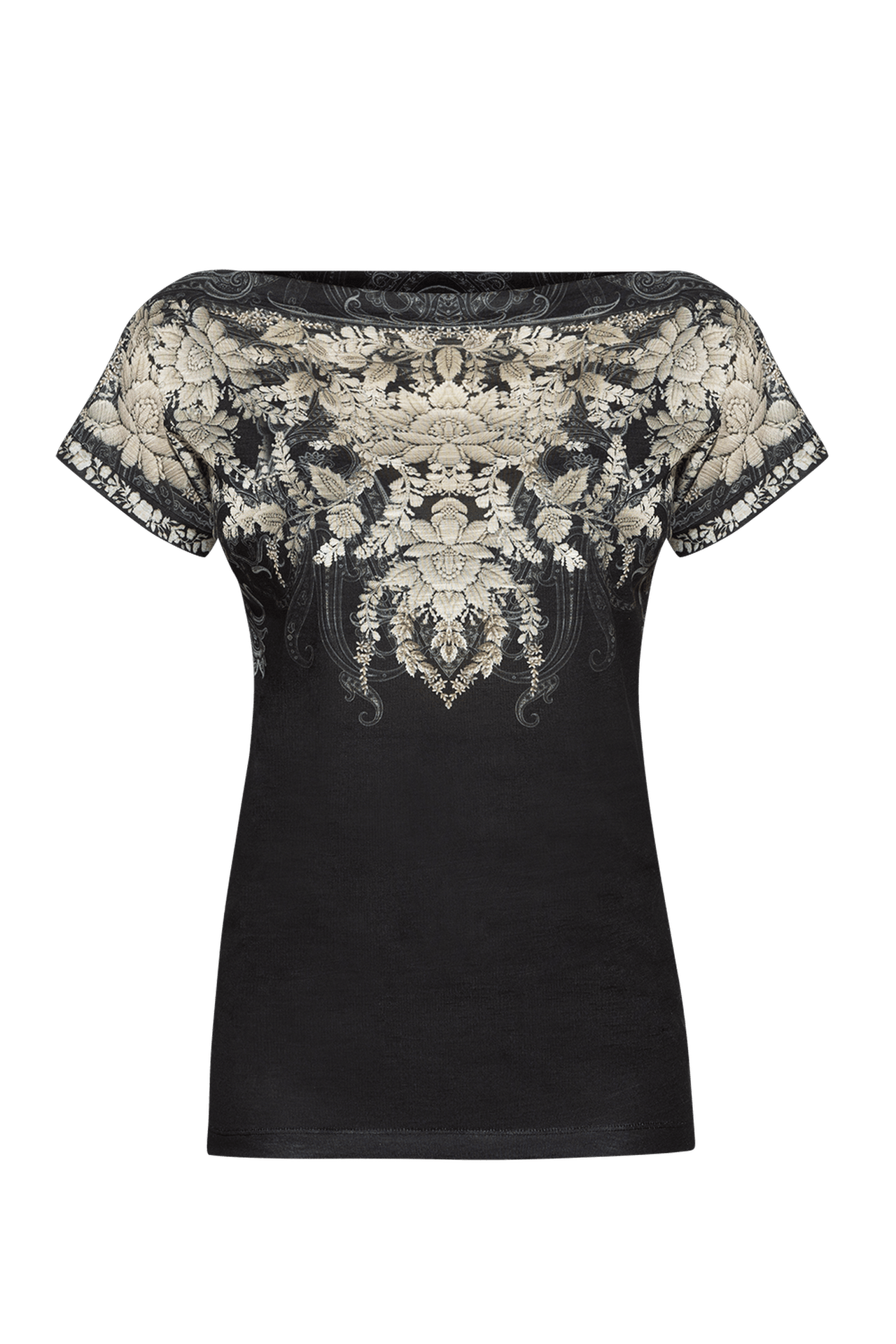 RELAXED FIT DROPPED SHOULDER BLOUSE - FROZEN LOTUS JIORO СВОБОДЕН ТИШЪРТ - FROZEN LOTUS JIORO