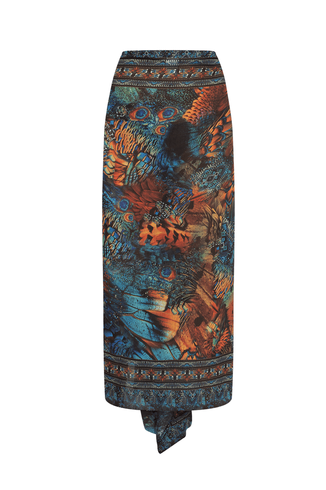 SET OF PAREO AND SMALL SCARF – AMAZONIA JIORO СЕТ ПАРЕО И ШАЛ ОТ ВИСКОЗА С КОПРИНА - AMAZONIA JIORO