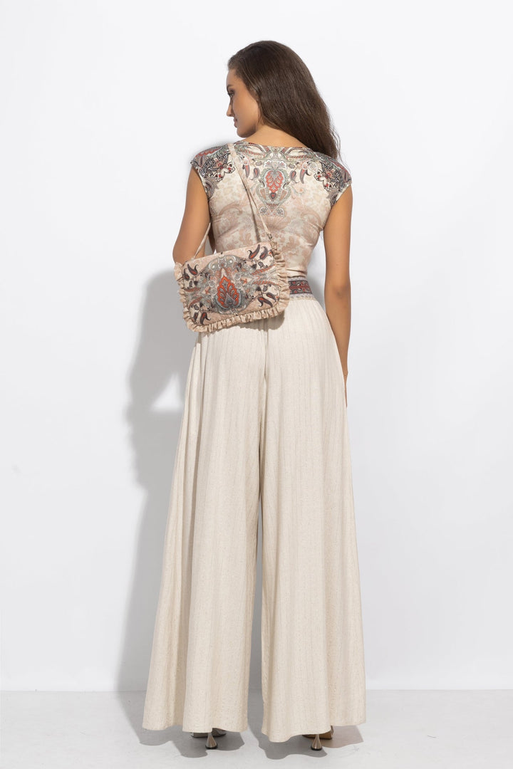 CLUTCH - PAISLEY BEIGE - Fashion Roots