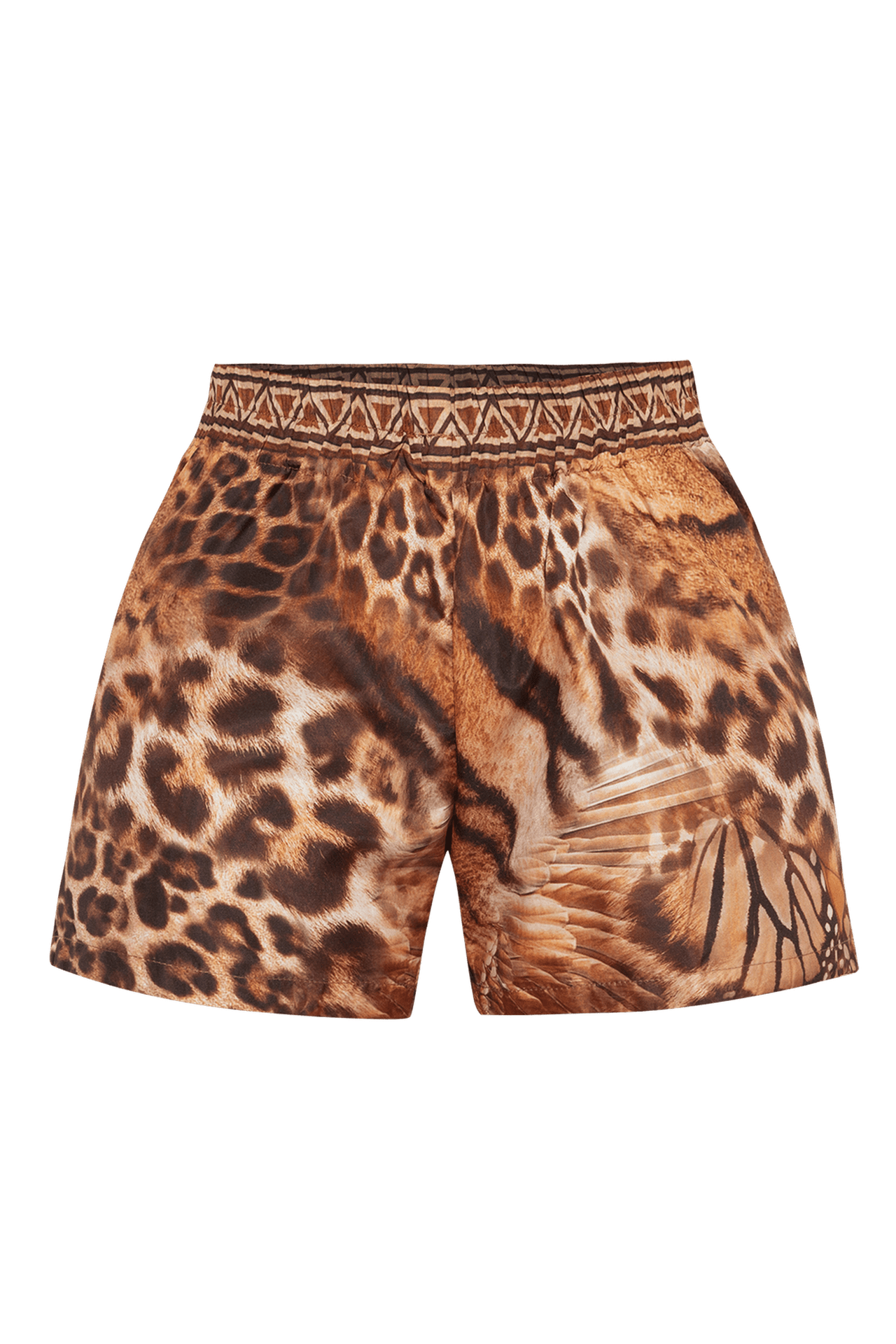 SATIN VISCOSE SHORTS - LEO SAND JIORO ДАМСКИ ШОРТИ ОТ ЛЪСКАВА ВИСКОЗА - LEO SAND JIORO