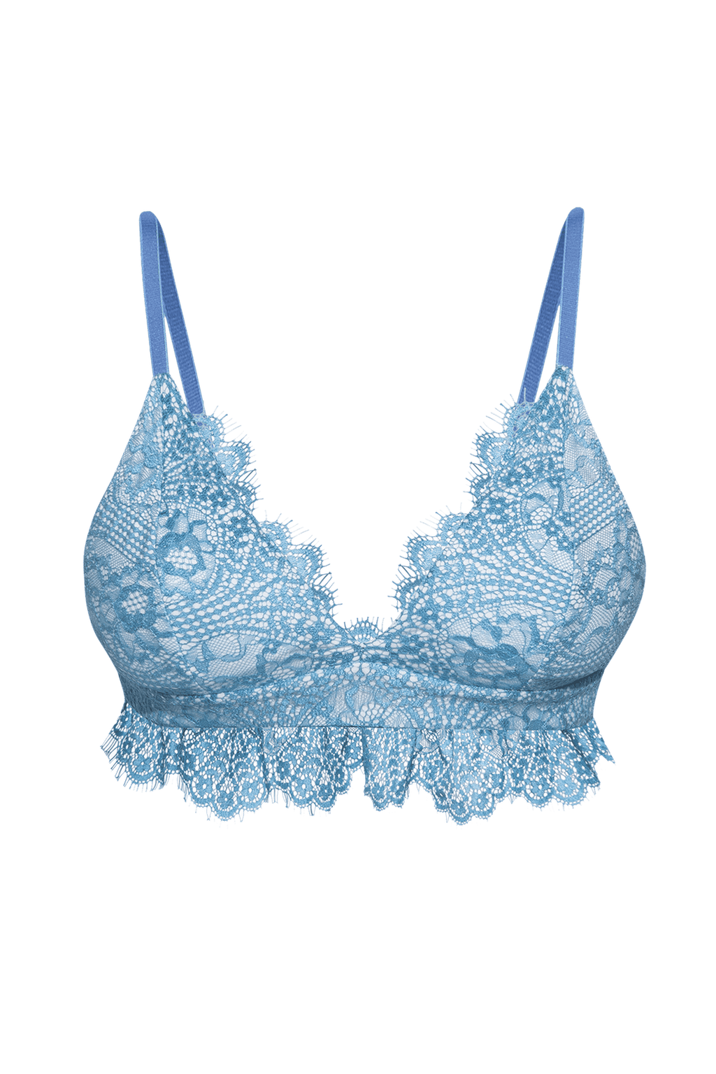 Haut en dentelle bleue - Essentials