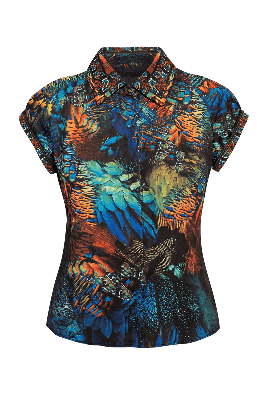 VISCOSE RAGLAN SLEEVE SHIRT - AMAZONIA JIORO РИЗА С РЕГЛАН РЪКАВ ОТ ВИСКОЗА - AMAZONIA JIORO