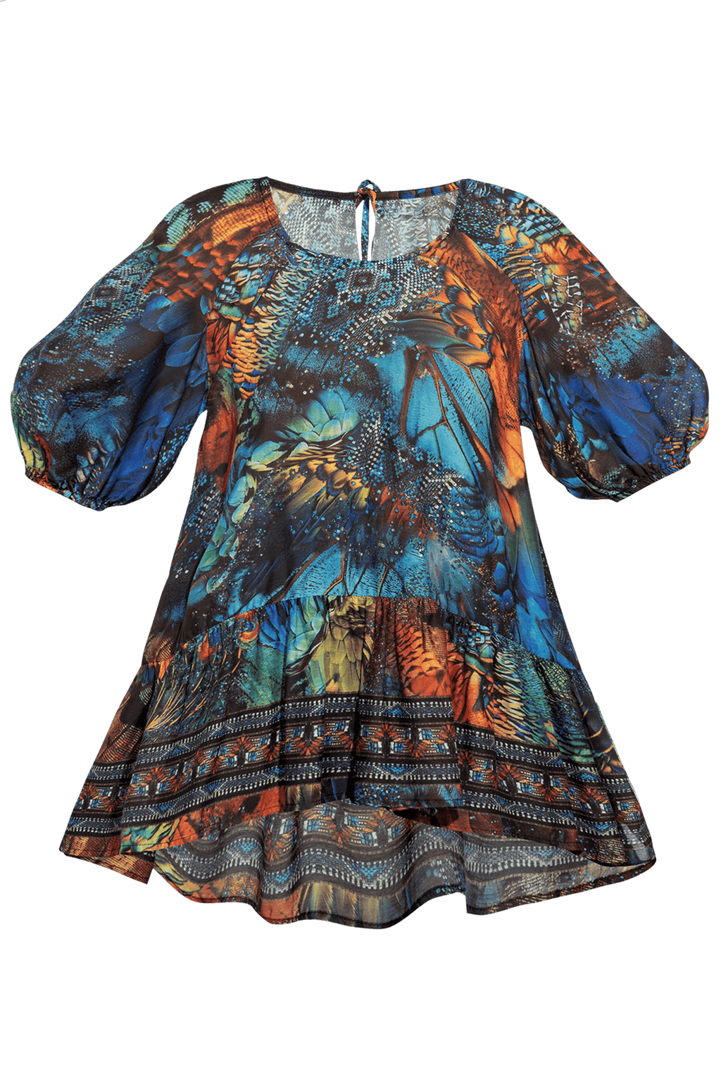 LOOSE VISCOSE AND SILK SHIRT - AMAZONIA JIORO СВОБОДНА РИЗА ОТ ВИСКОЗА С КОПРИНА - AMAZONIA JIORO