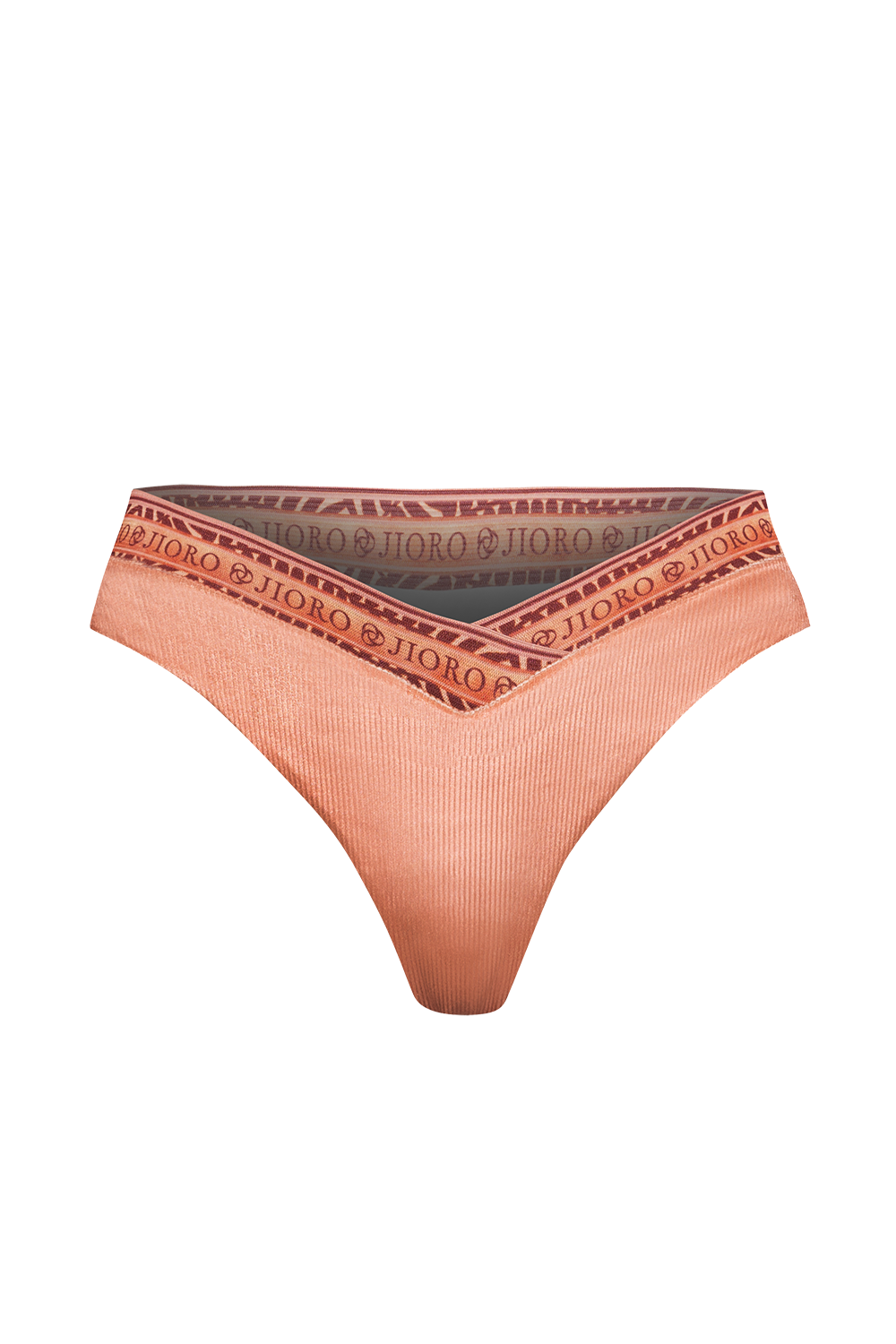 ELASTIC WAISTBAND SWIM BOTTOM - PAPAYA BUTTERFLIES