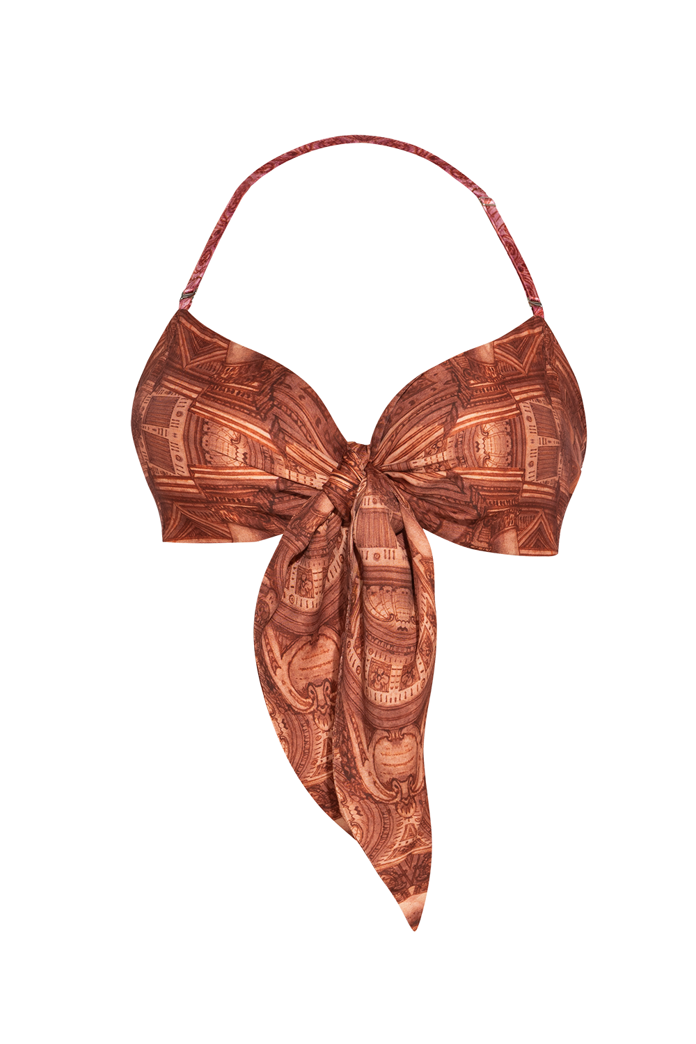 VISCOSE WRAP BUSTIER WITH FRONT TIES - ANCIENT TOWN JIORO БЮСТИЕ ОТ ВИСКОЗА С ВРЪЗКИ - ANCIENT TOWN JIORO