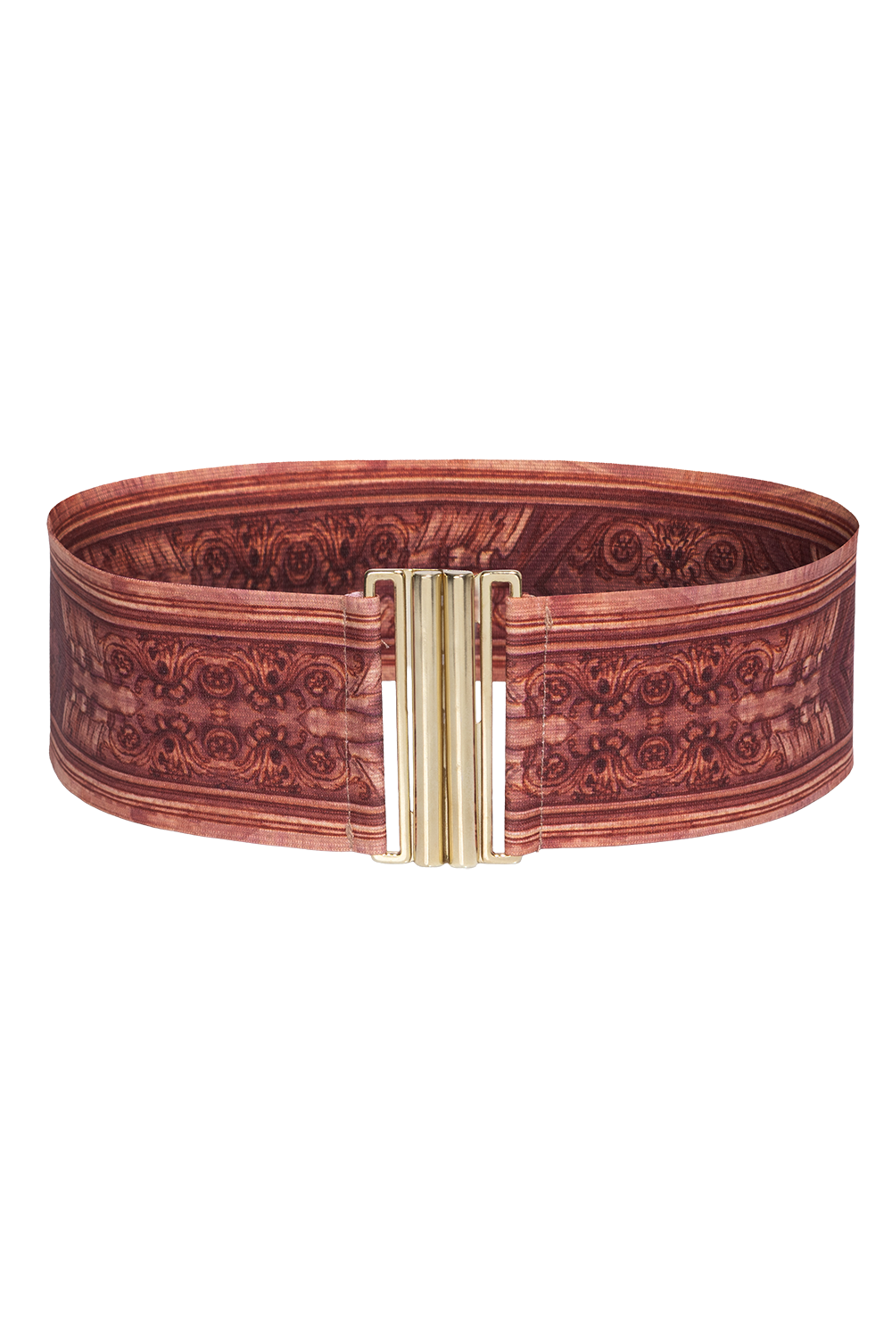 WIDE ELASTIC BELT WITH BUCKLE - ANCIENT TOWN