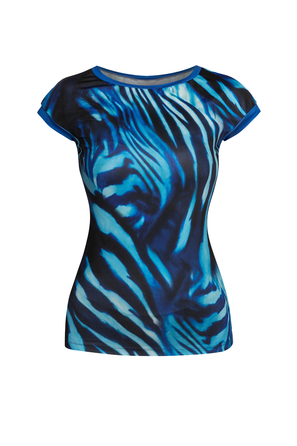 BASIC T-SHIRT - SHADES OF BLUE JIORO  БЕЙСИК ТЕНИСКА - SHADES OF BLUE JIORO 