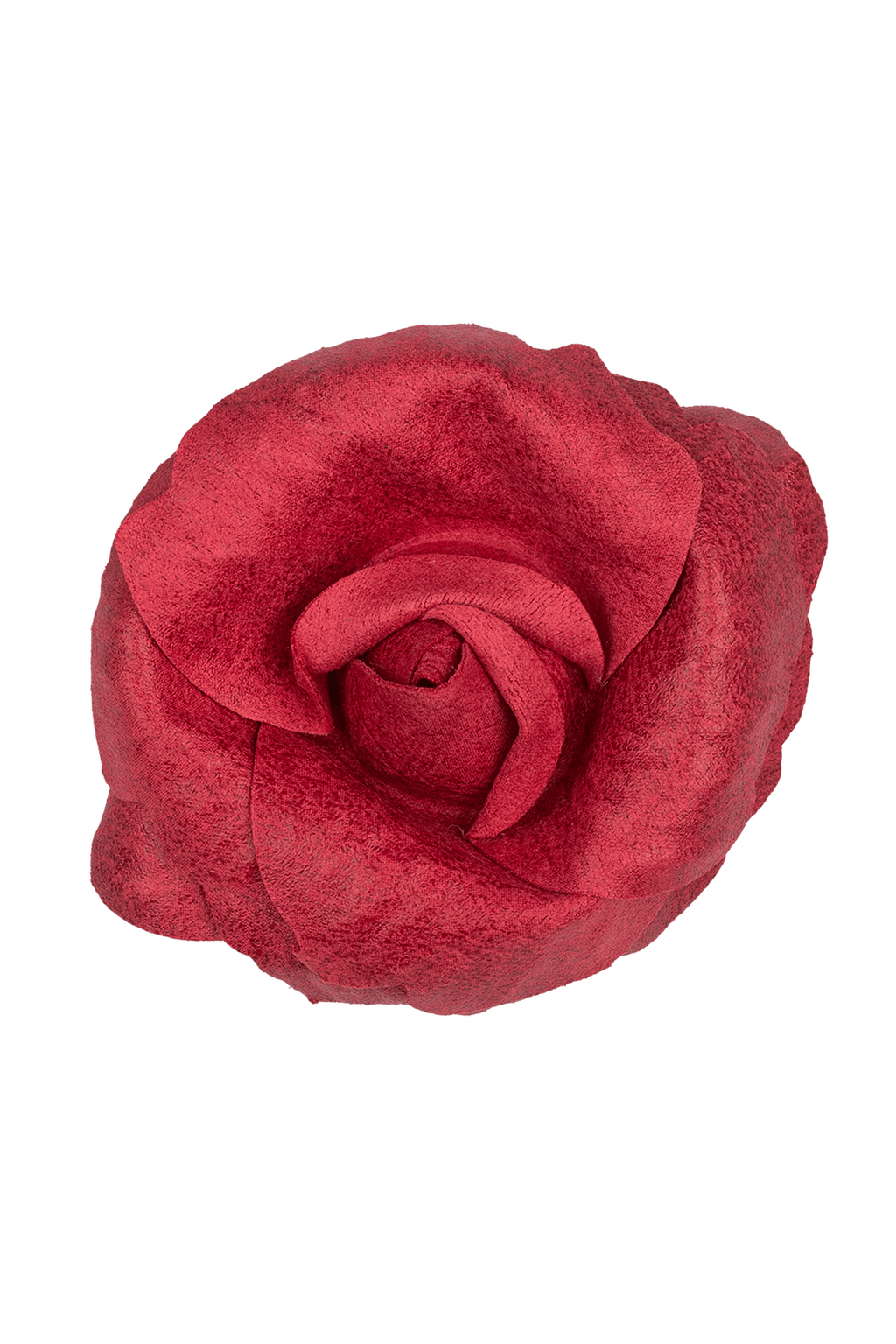 PETITE BROCHE ROSE CYCLAMEN ASPECT DAIM