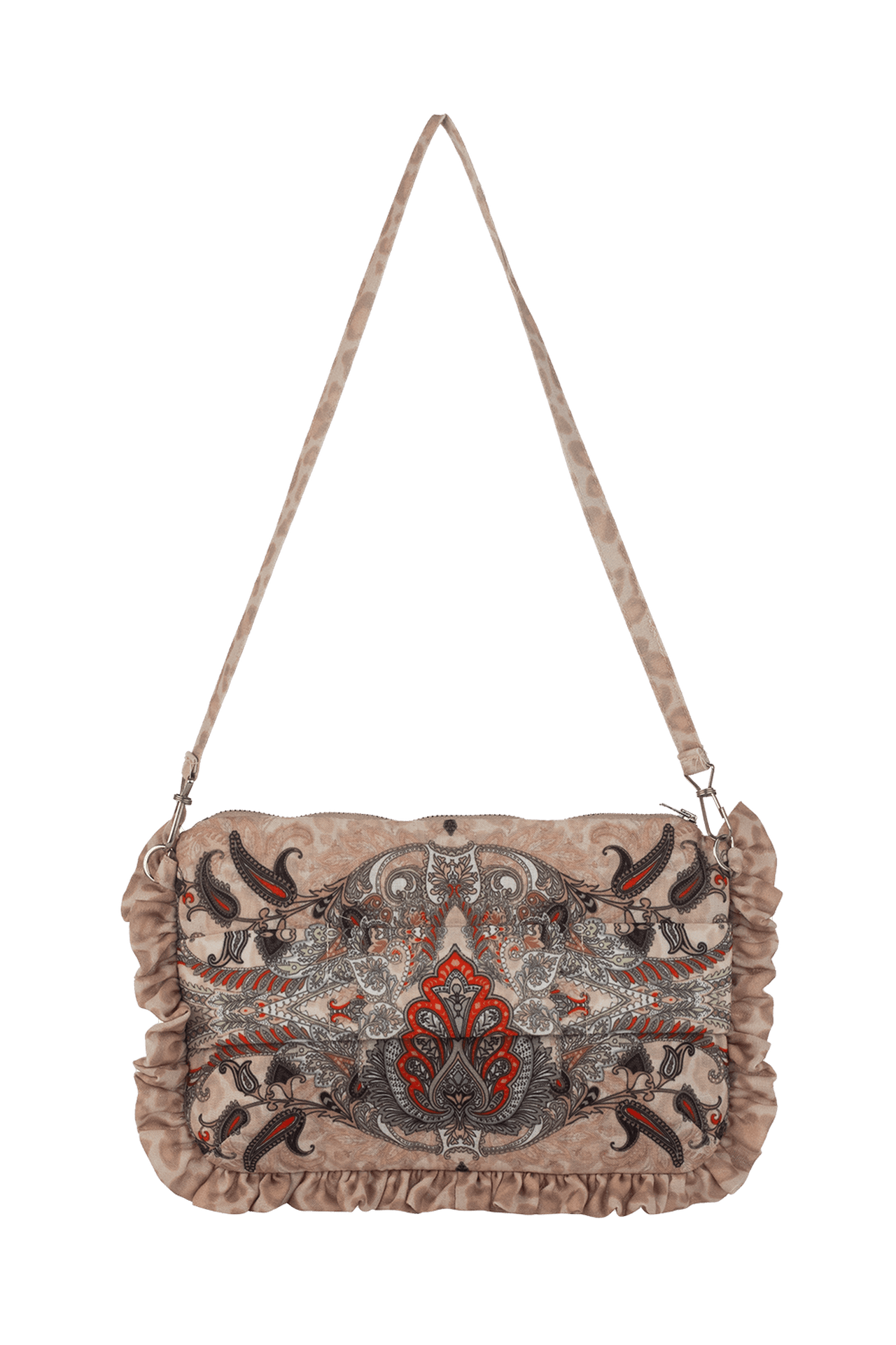 CLUTCH - PAISLEY BEIGE