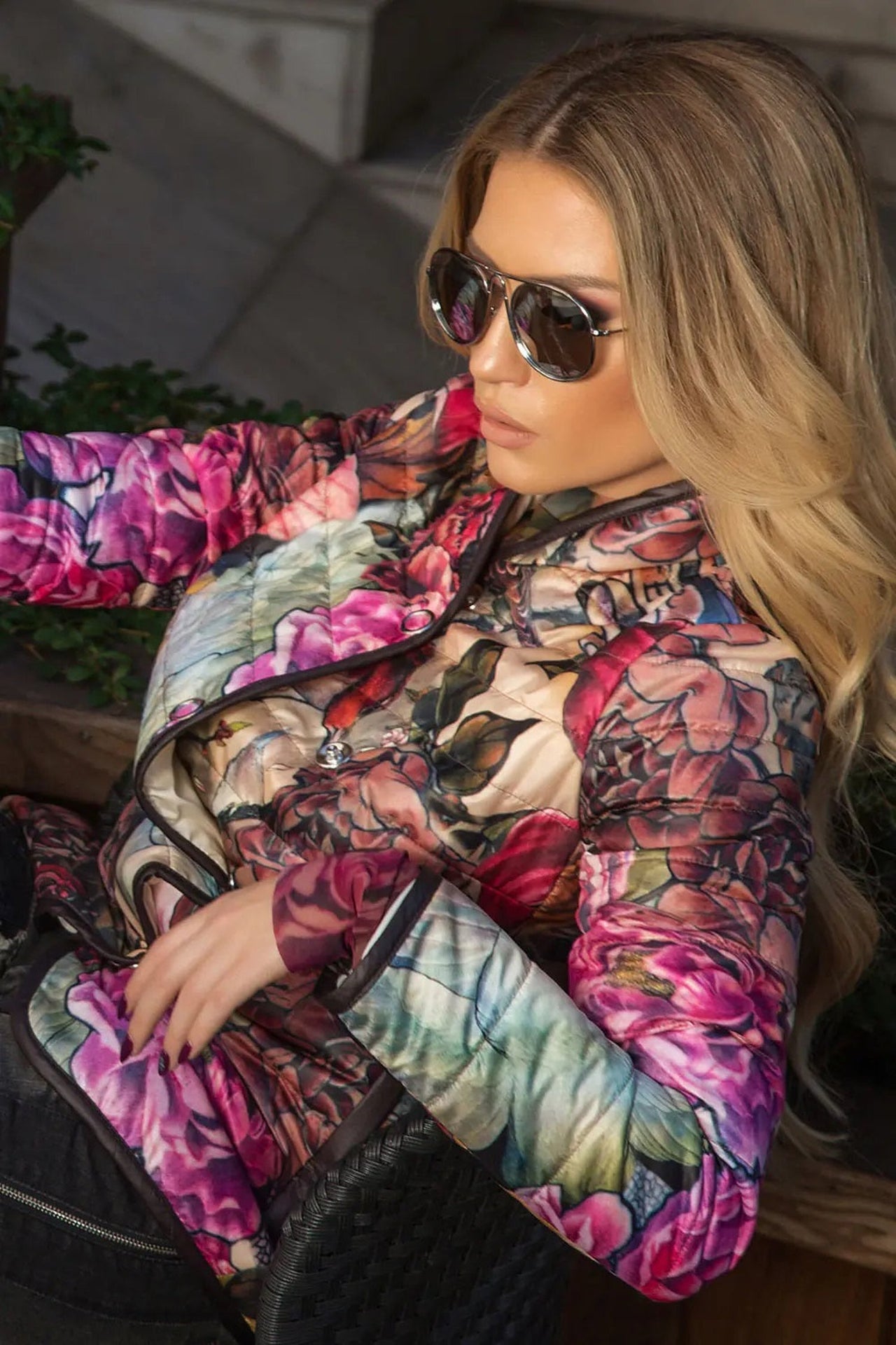 LIGHTLY COATED JACKET WITH QUILTED LINING - TATTOO STAR JIORO  ЯКЕ ОТ ПРОМАЗКА - TATTOO STAR JIORO