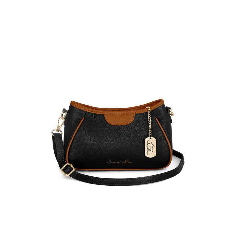 Manfrina- WB113901-BLACK-CUOIO (124)